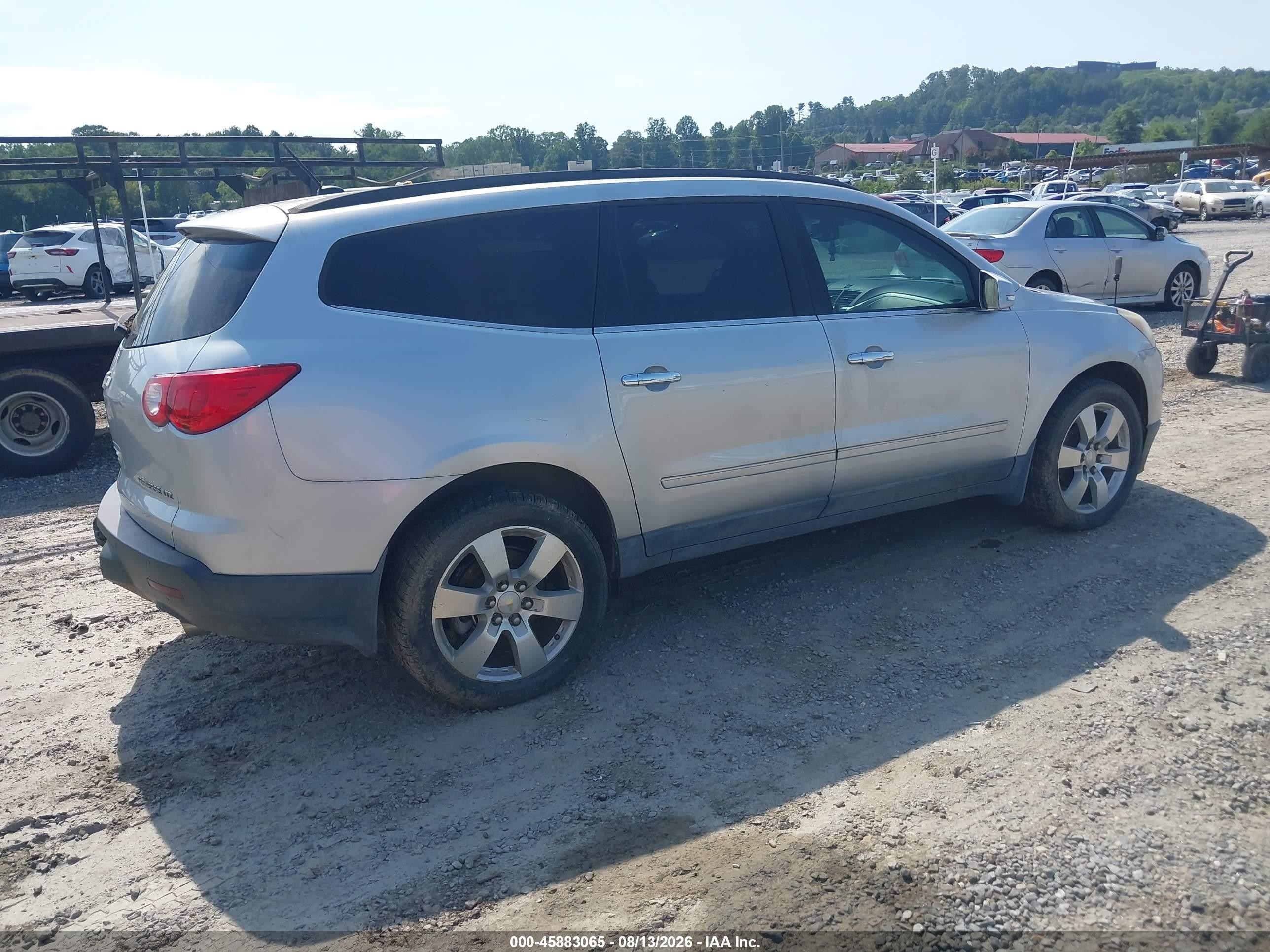 2012 Chevrolet Traverse Ltz Gray vin: 1GNKVLED8CJ150516
