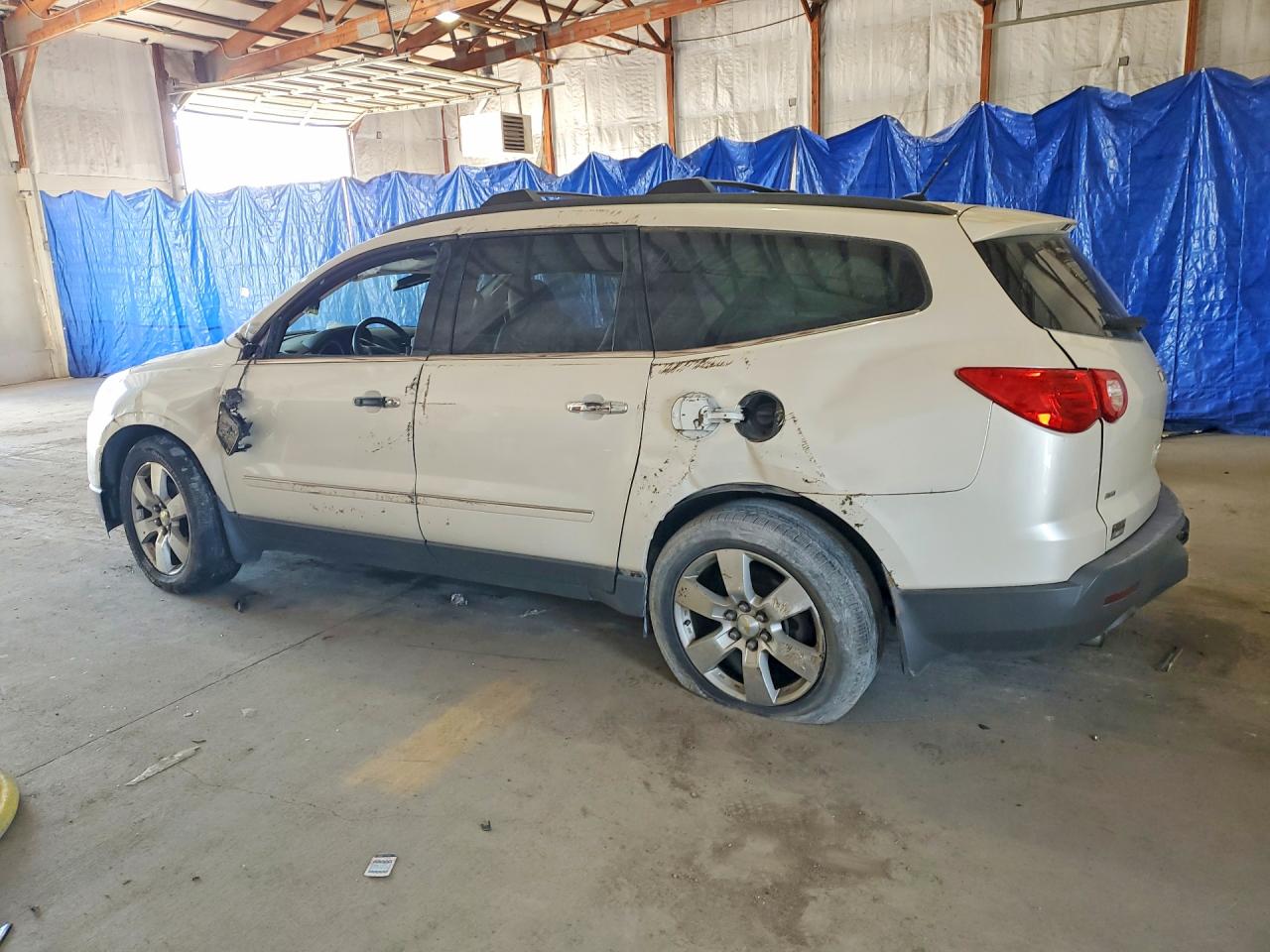 2012 Chevrolet Traverse Ltz Cream vin: 1GNKVLED8CJ289545