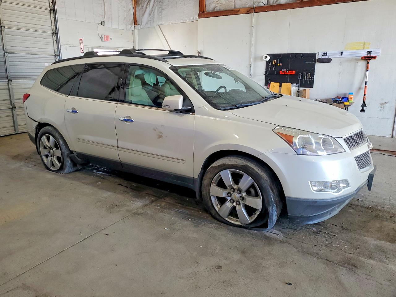 2012 Chevrolet Traverse Ltz Cream vin: 1GNKVLED8CJ289545
