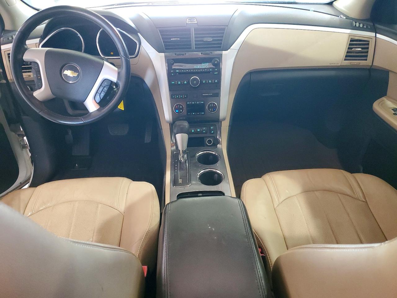 2012 Chevrolet Traverse Ltz Cream vin: 1GNKVLED8CJ289545
