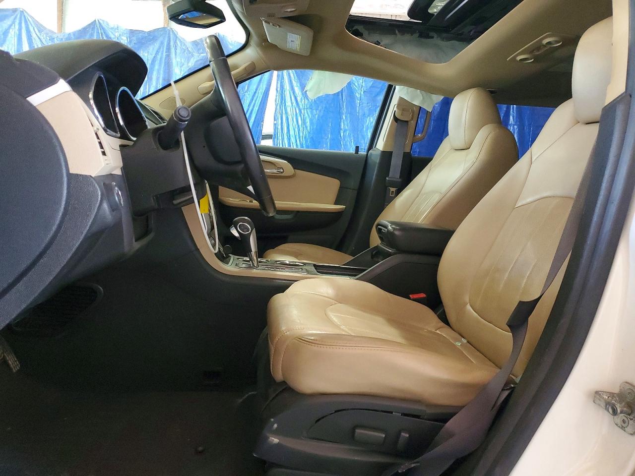 2012 Chevrolet Traverse Ltz Cream vin: 1GNKVLED8CJ289545