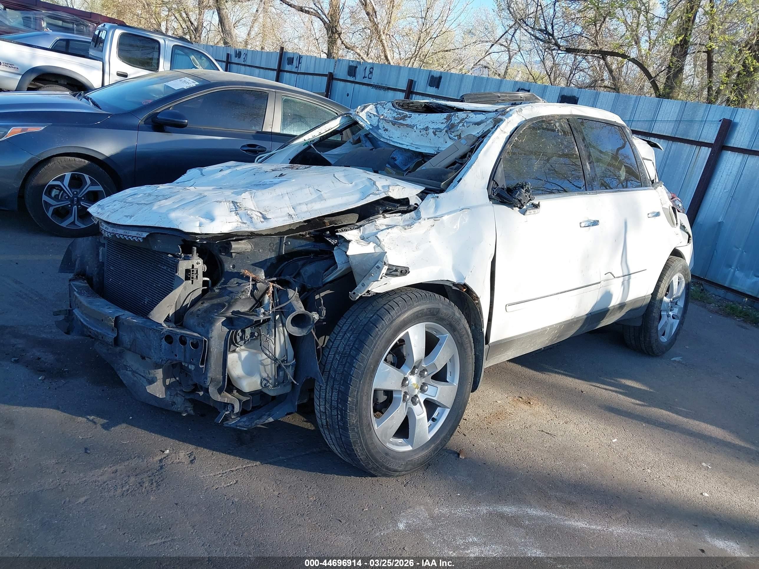 2012 Chevrolet Traverse Ltz Белый vin: 1GNKVLED8CJ324455