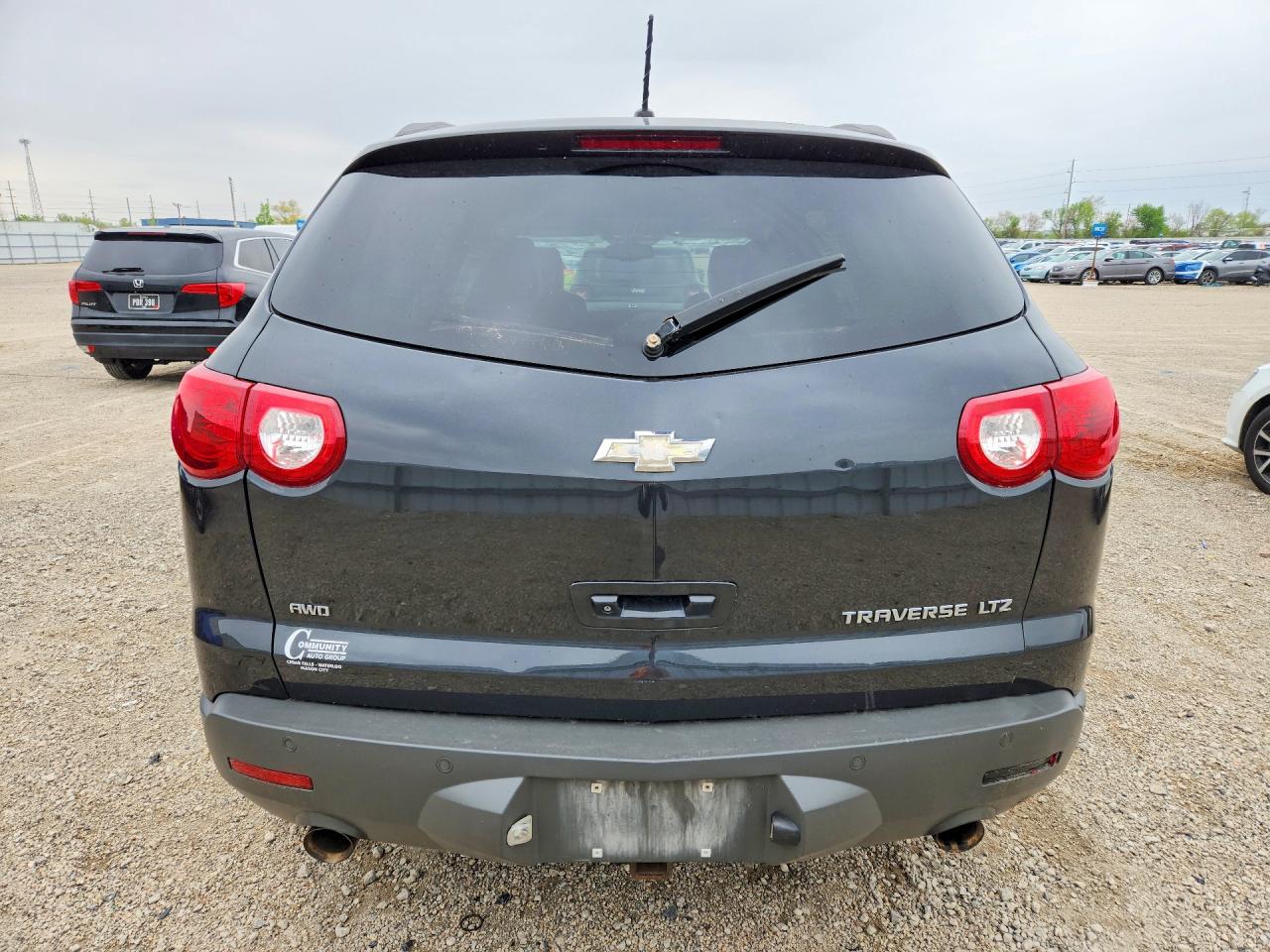 2011 Chevrolet Traverse Ltz Charcoal vin: 1GNKVLEDXBJ179790
