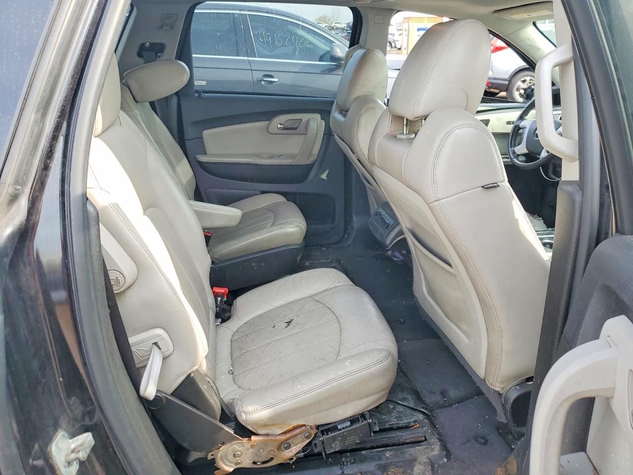 2011 Chevrolet Traverse Ltz Black vin: 1GNKVLEDXBJ318106