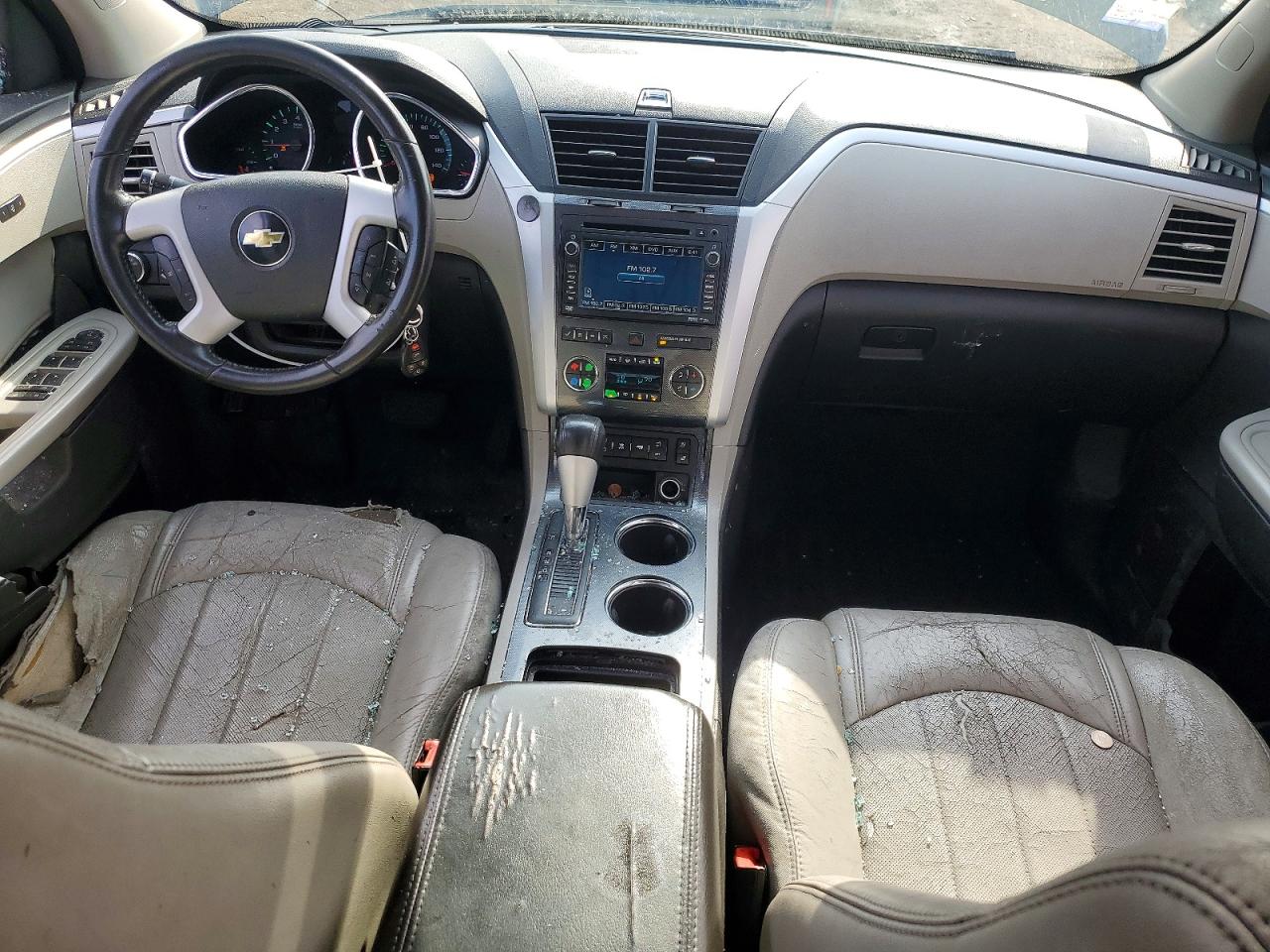 2011 Chevrolet Traverse Ltz Black vin: 1GNKVLEDXBJ318106