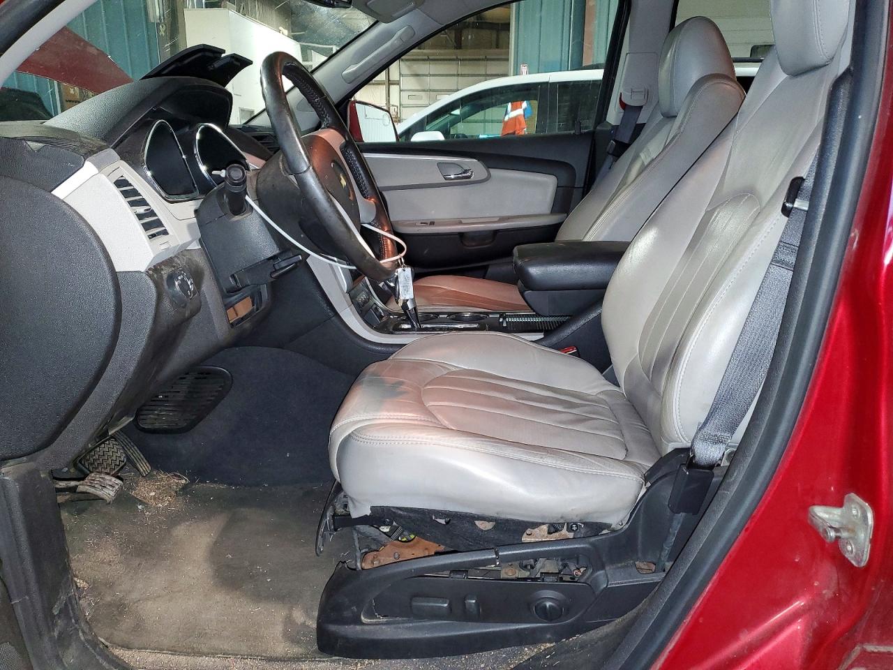 2012 Chevrolet Traverse Ltz Бордовый vin: 1GNKVLEDXCJ269636