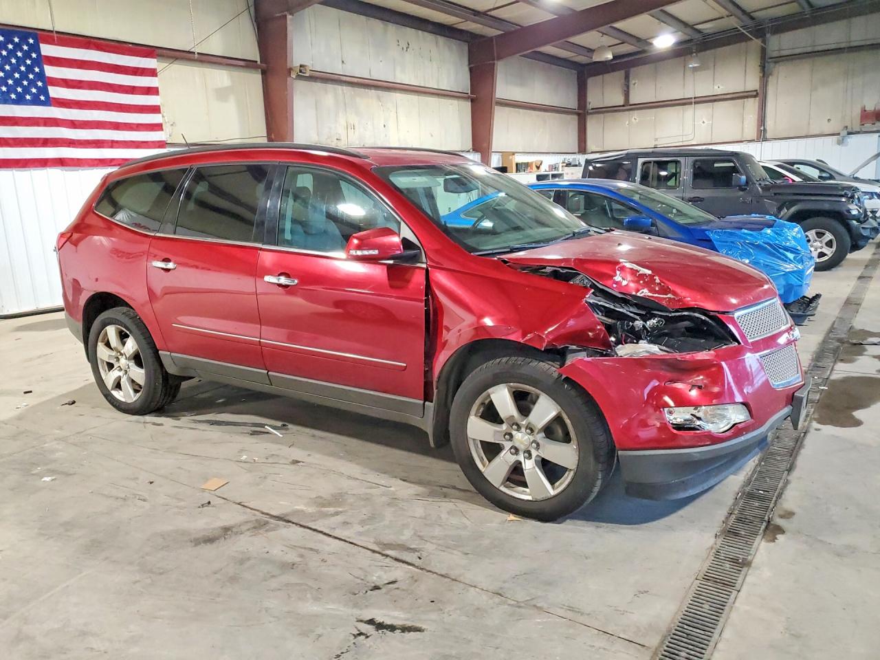 2012 Chevrolet Traverse Ltz Бордовый vin: 1GNKVLEDXCJ269636