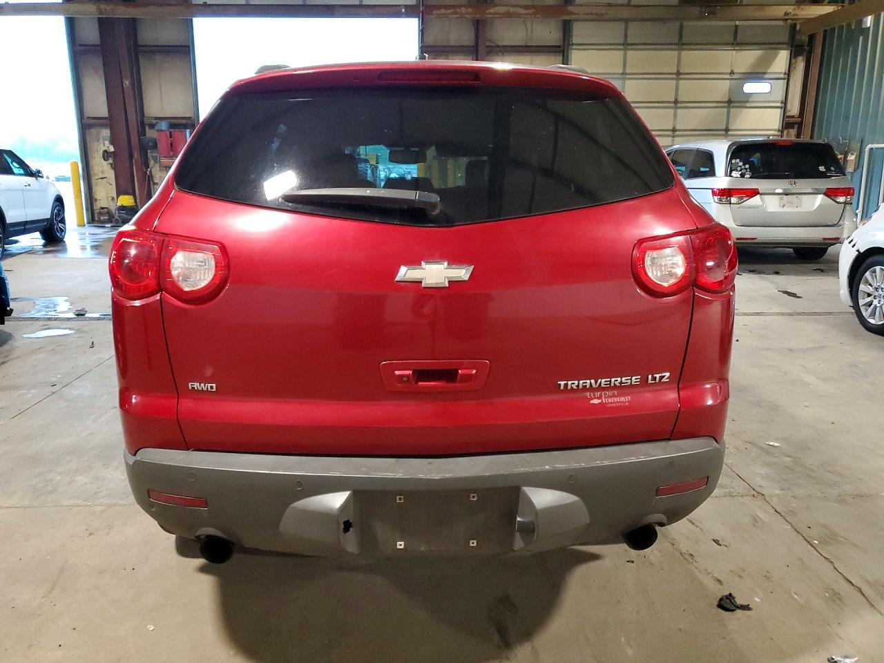 2012 Chevrolet Traverse Ltz Бордовый vin: 1GNKVLEDXCJ269636