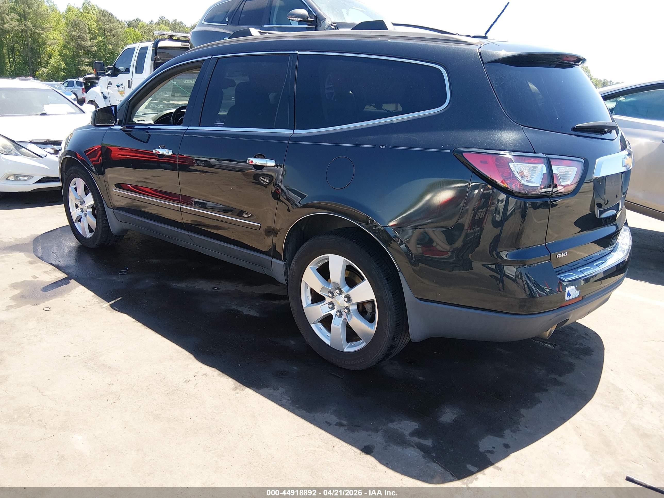 2013 Chevrolet Traverse Ltz Black vin: 1GNKVLKD1DJ102720