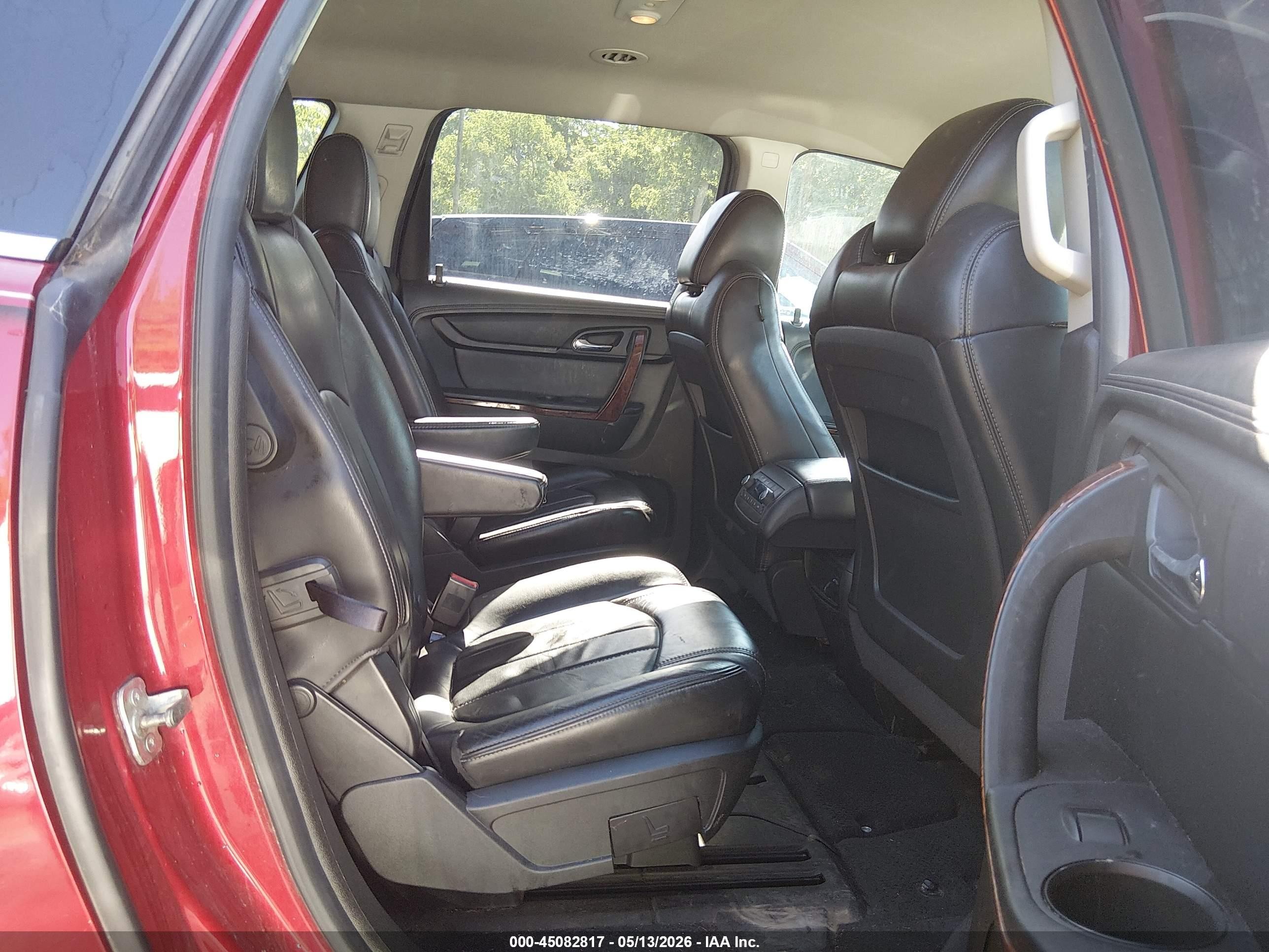 2013 Chevrolet Traverse Ltz Red vin: 1GNKVLKD3DJ185003