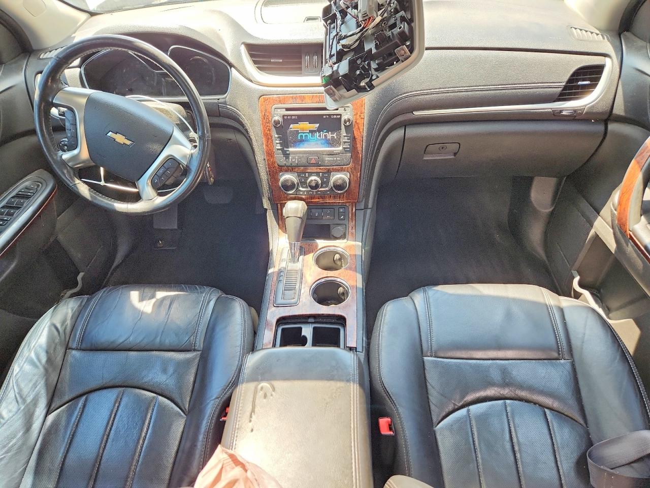 2013 Chevrolet Traverse Ltz White vin: 1GNKVLKD3DJ196678