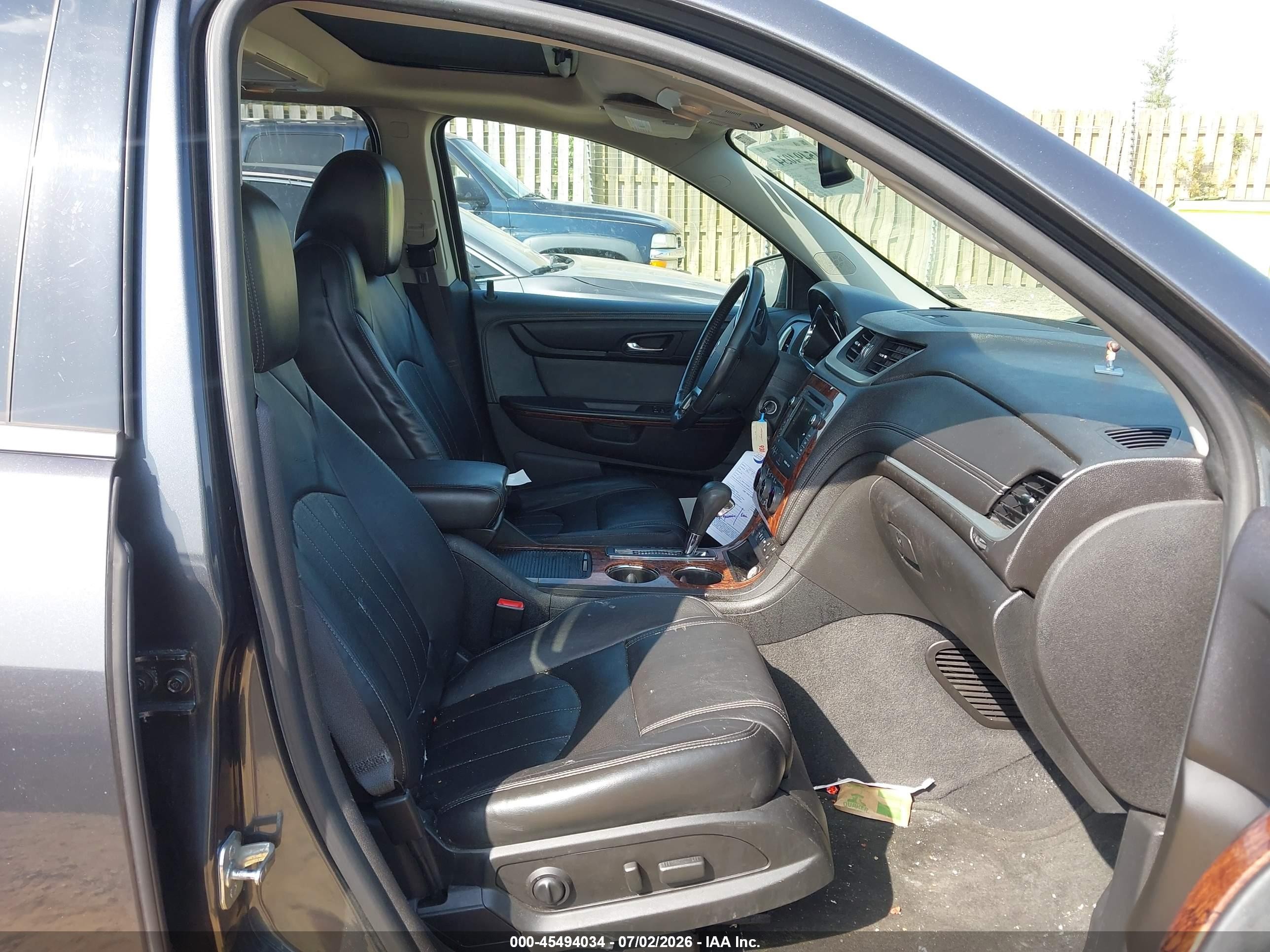 2013 Chevrolet Traverse Ltz Gray vin: 1GNKVLKD4DJ253714