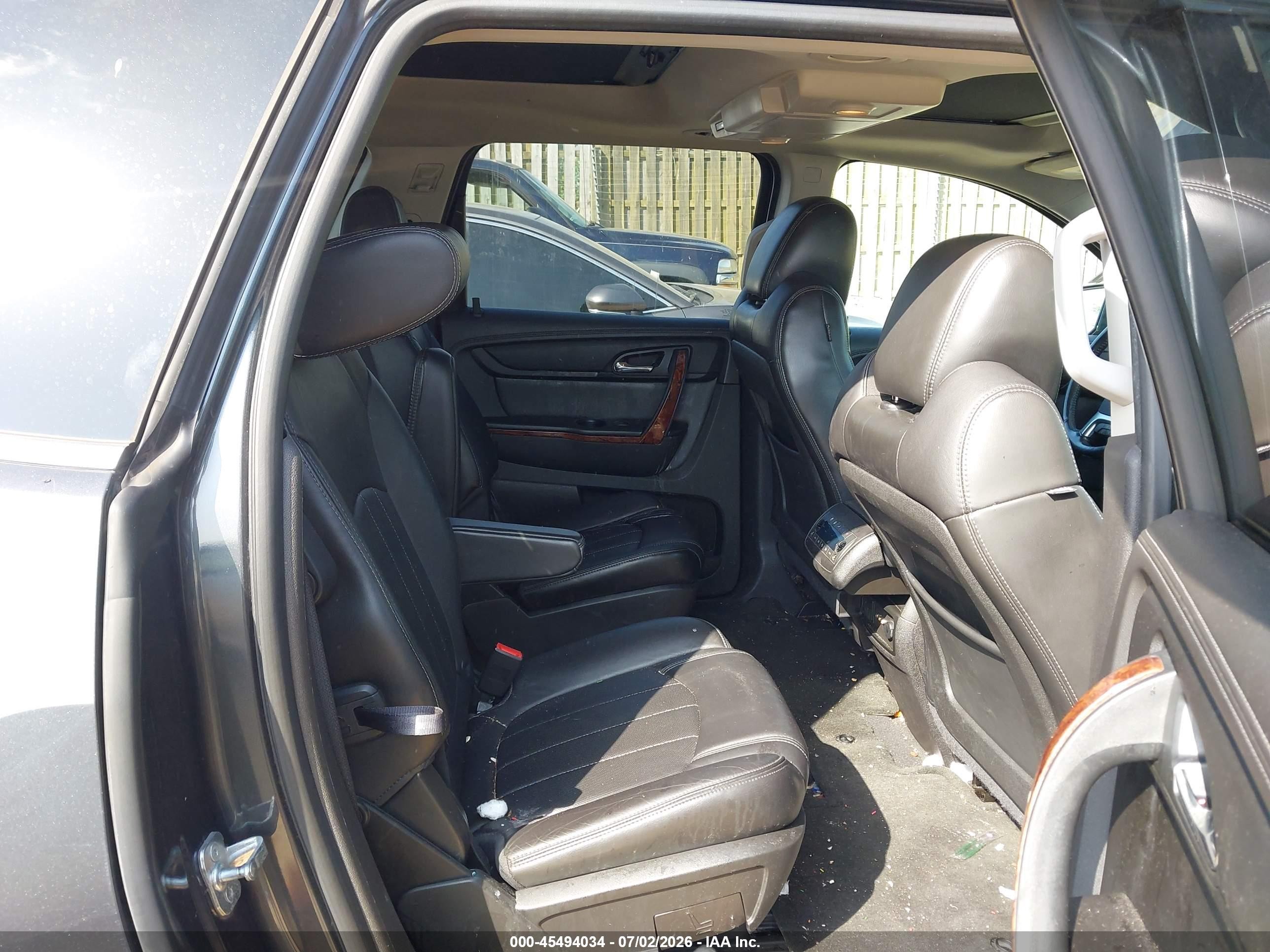 2013 Chevrolet Traverse Ltz Gray vin: 1GNKVLKD4DJ253714