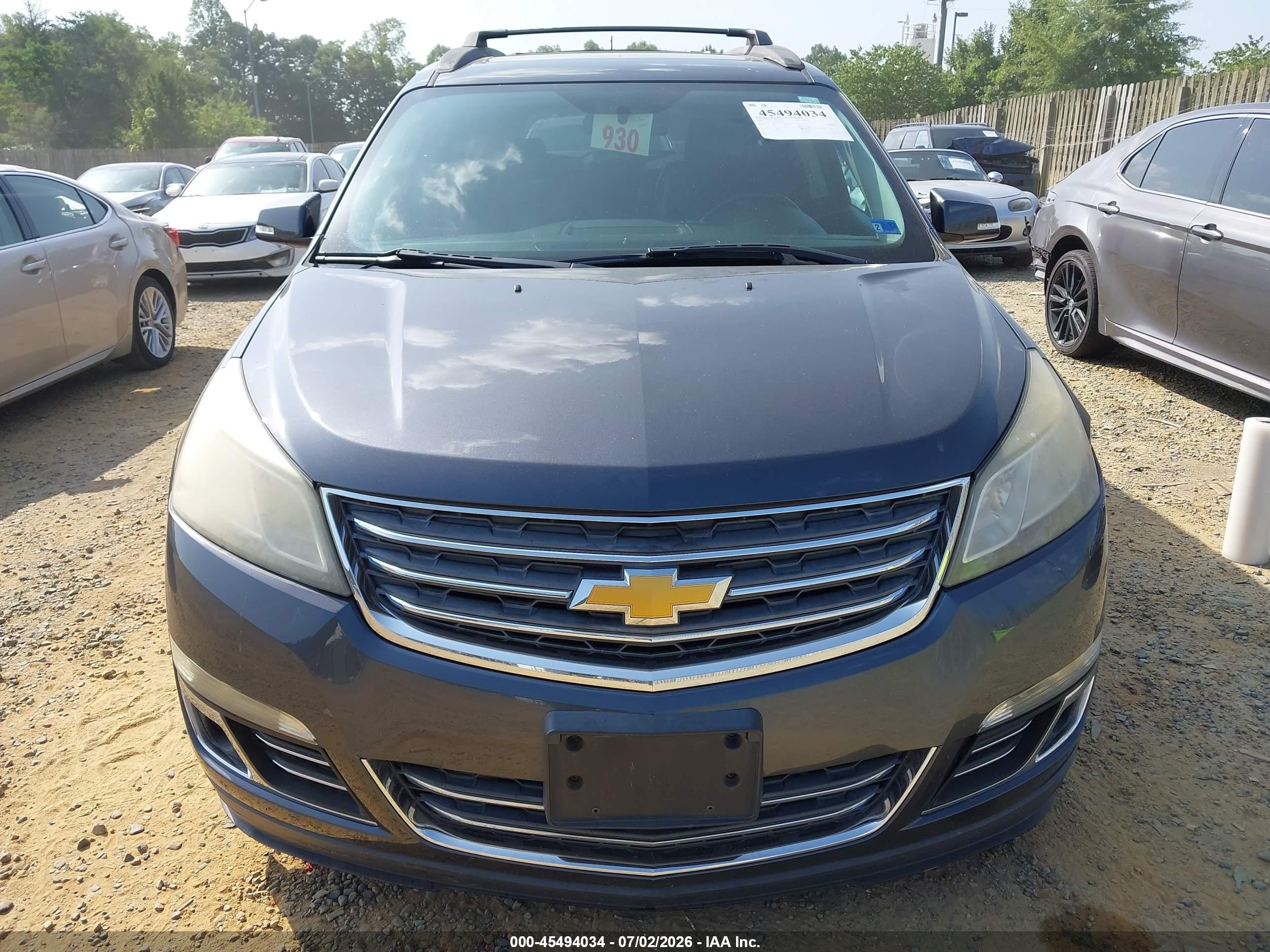 2013 Chevrolet Traverse Ltz Gray vin: 1GNKVLKD4DJ253714