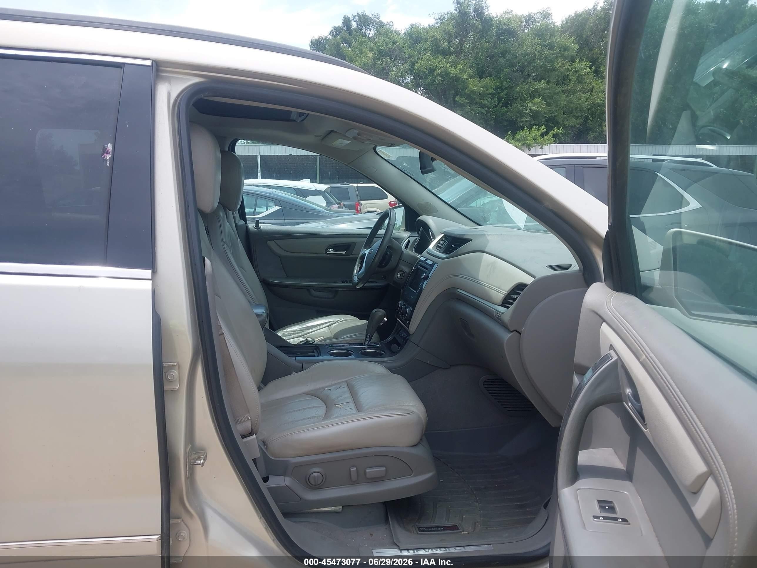 2013 Chevrolet Traverse Ltz Gold vin: 1GNKVLKD6DJ108688