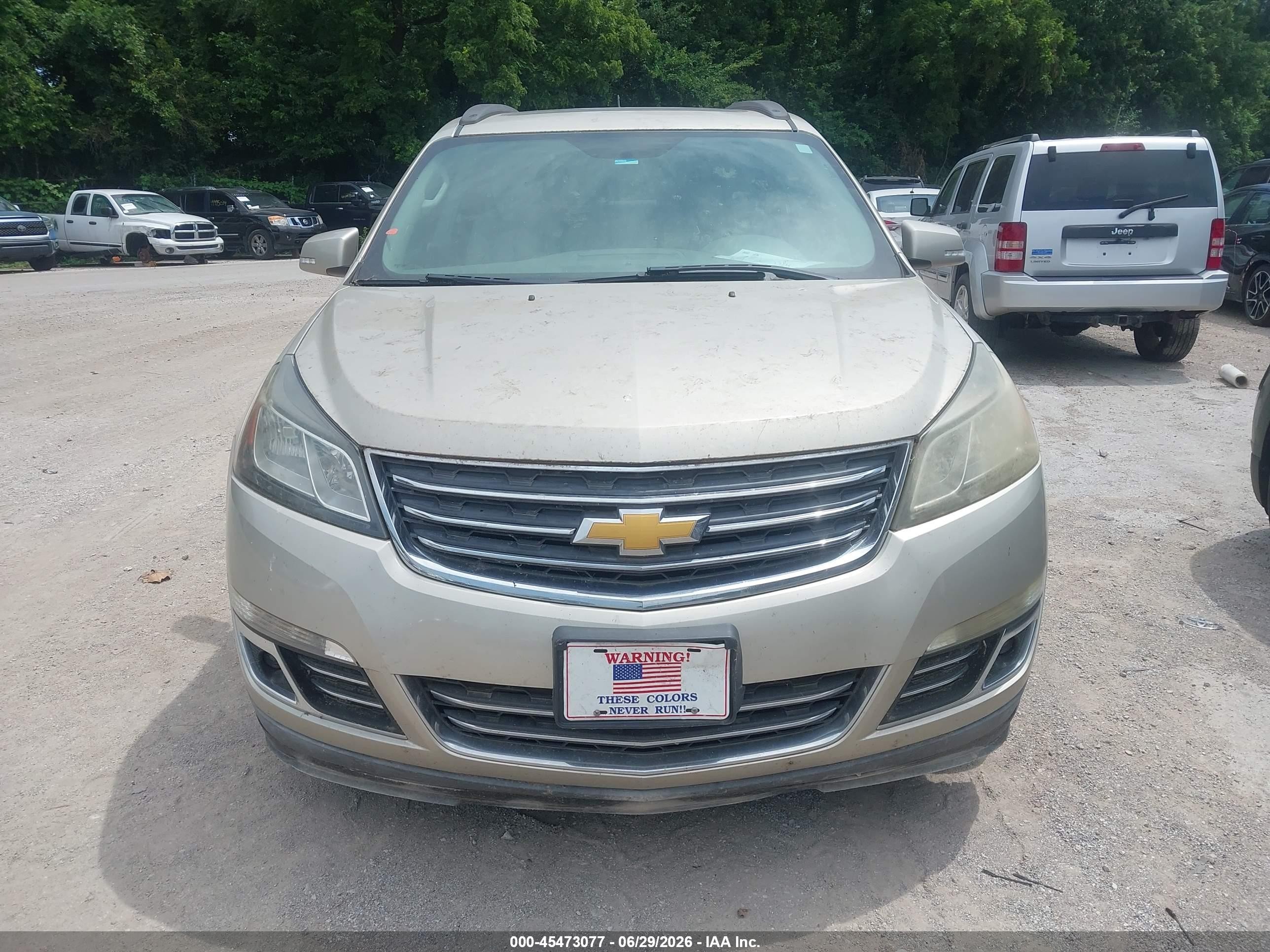 2013 Chevrolet Traverse Ltz Gold vin: 1GNKVLKD6DJ108688