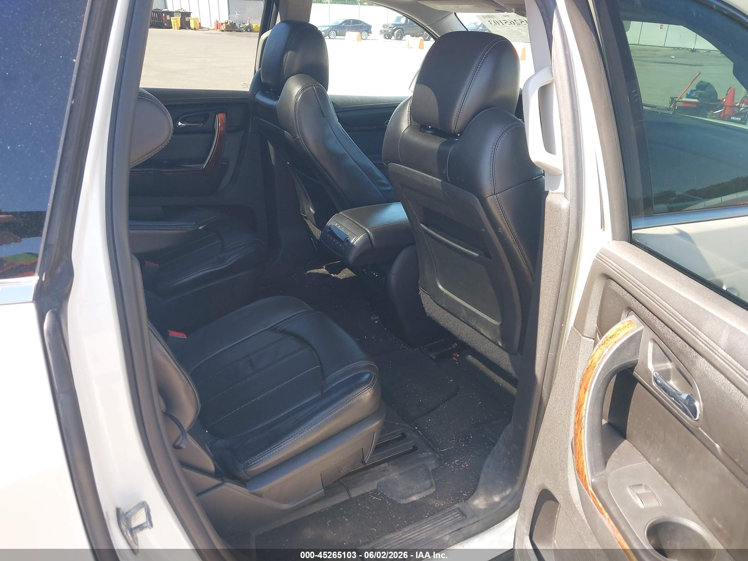 2013 Chevrolet Traverse Ltz White vin: 1GNKVLKD8DJ262402
