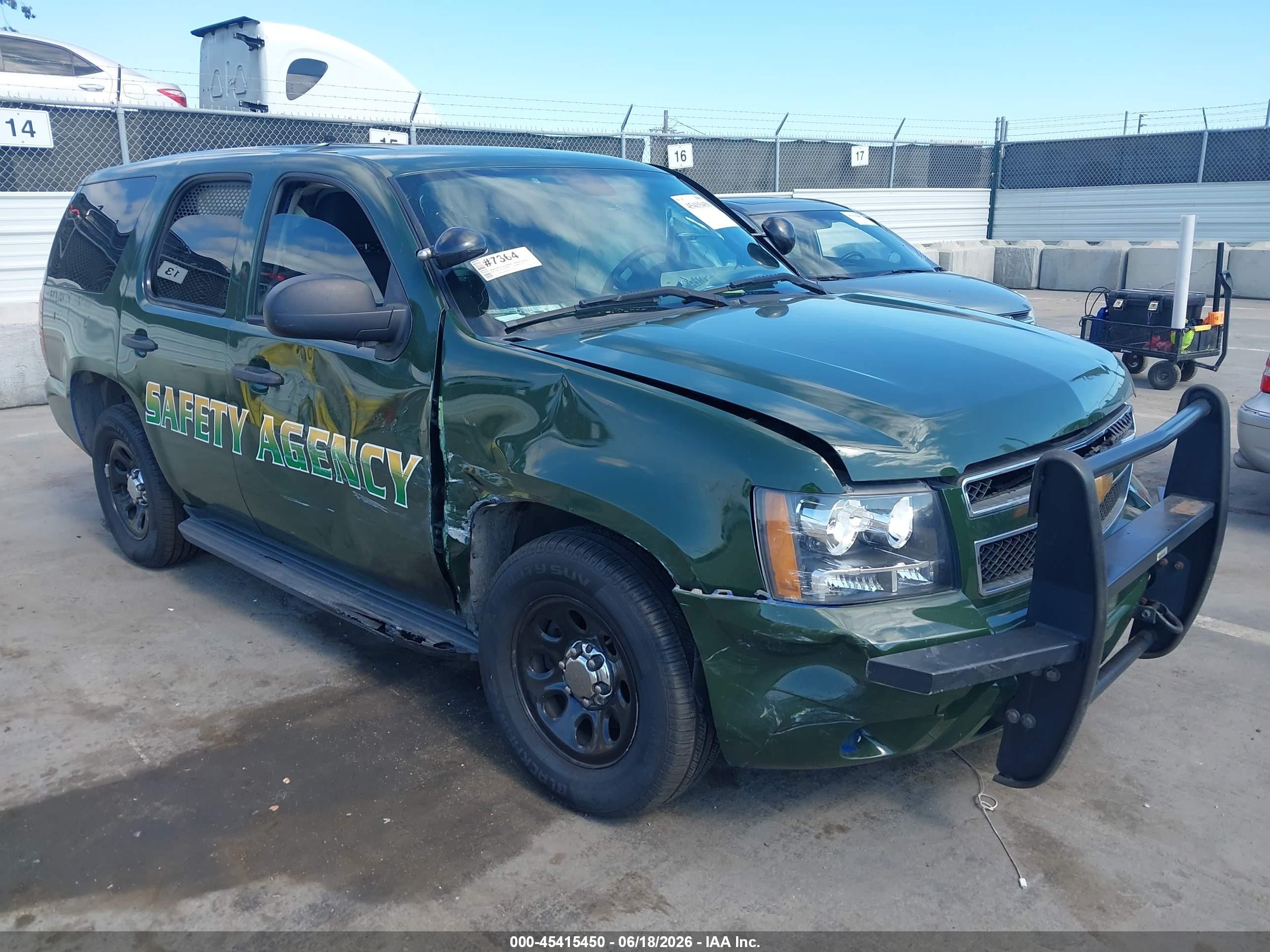 2012 Chevrolet Tahoe Commercial Fleet Green vin: 1GNLC2E01CR249097