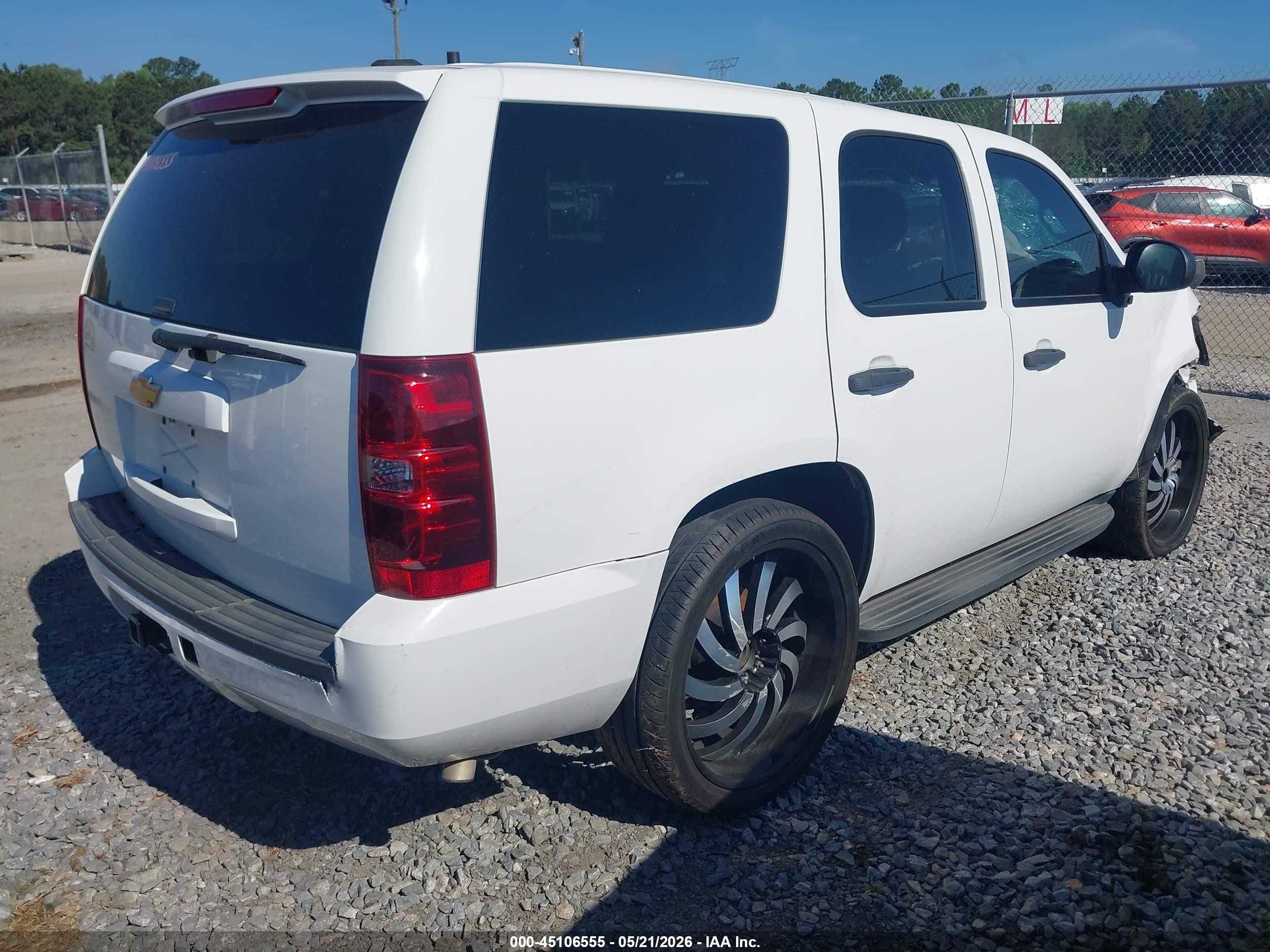 2014 Chevrolet Tahoe Commercial Fleet White vin: 1GNLC2E01ER204955