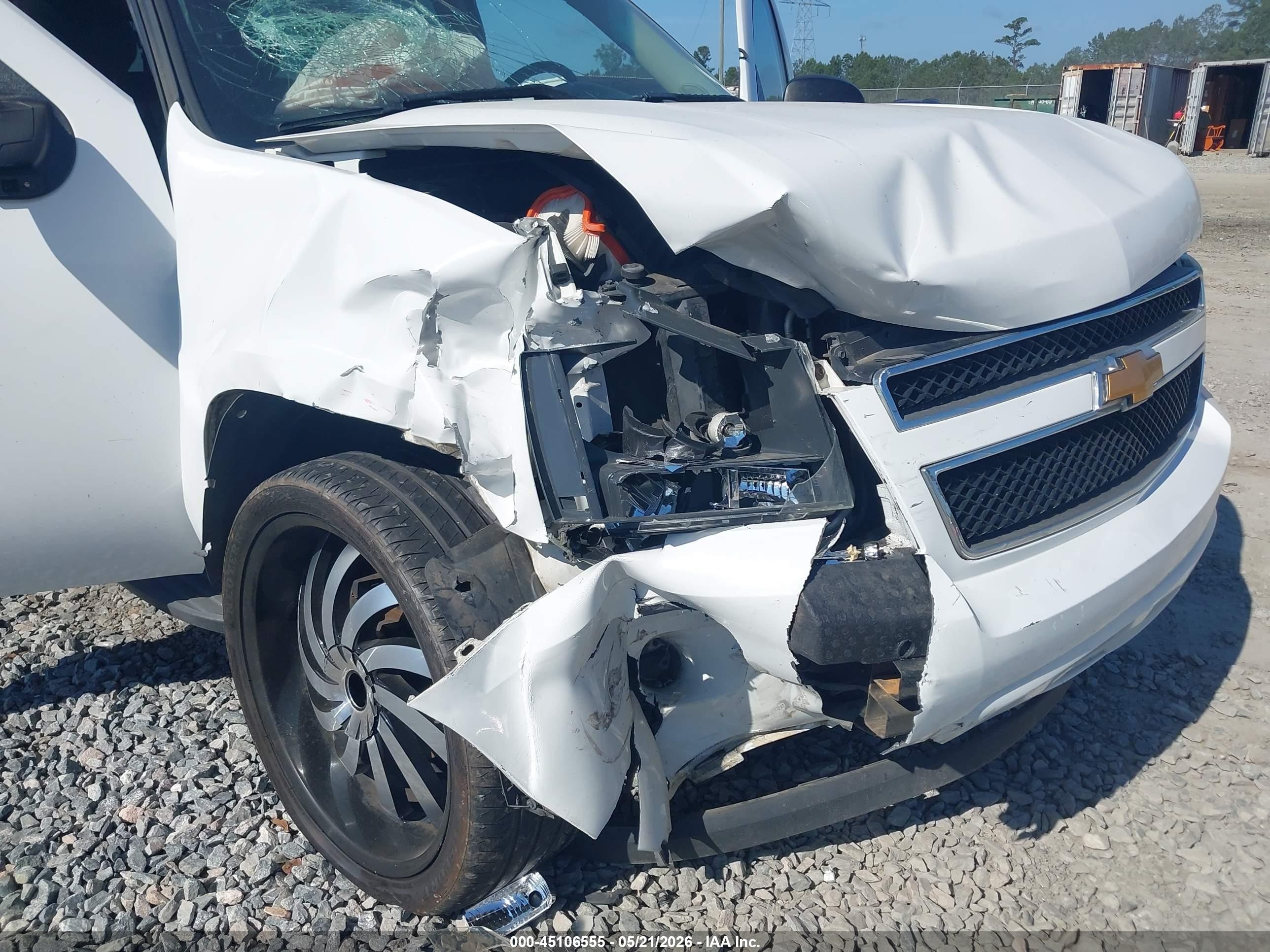 2014 Chevrolet Tahoe Commercial Fleet White vin: 1GNLC2E01ER204955