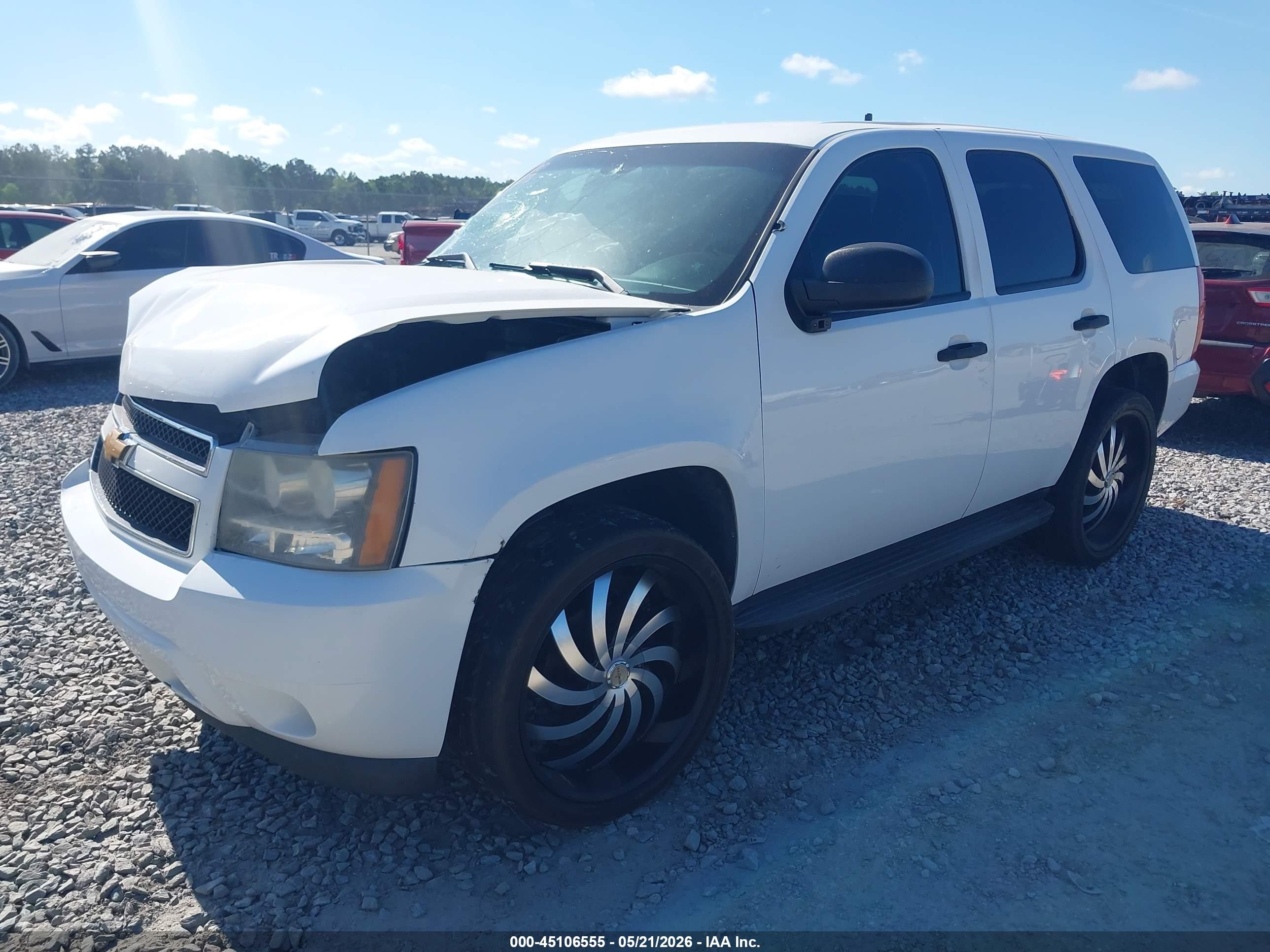 2014 Chevrolet Tahoe Commercial Fleet White vin: 1GNLC2E01ER204955