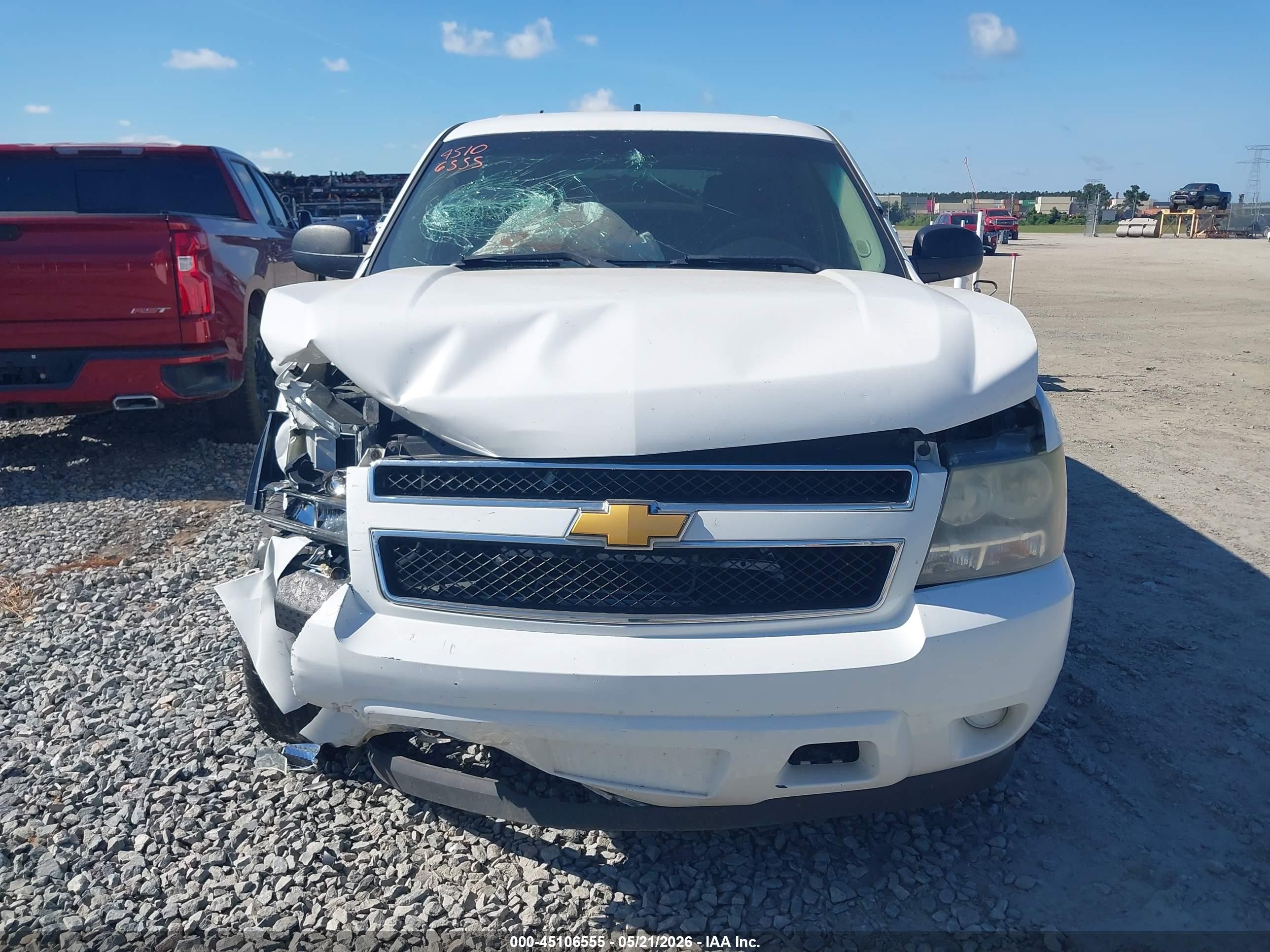 2014 Chevrolet Tahoe Commercial Fleet White vin: 1GNLC2E01ER204955
