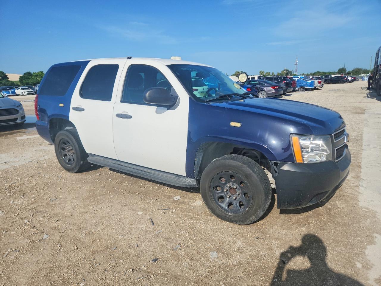 2014 Chevrolet Tahoe Police White vin: 1GNLC2E01ER229287