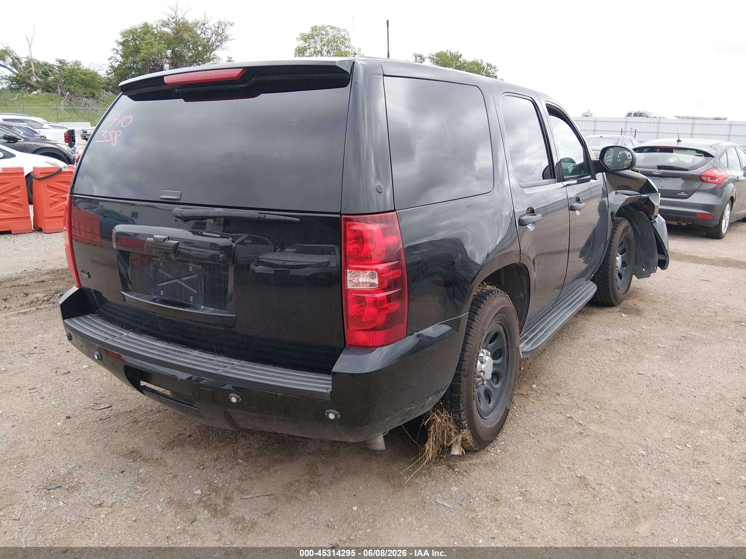 2013 Chevrolet Tahoe Commercial Fleet Black vin: 1GNLC2E03DR358257