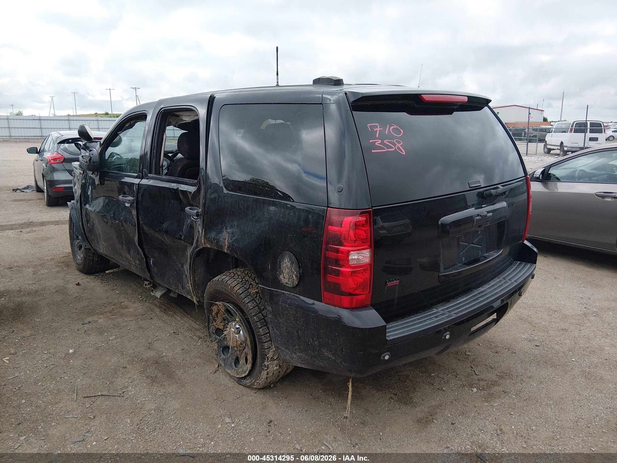 2013 Chevrolet Tahoe Commercial Fleet Black vin: 1GNLC2E03DR358257