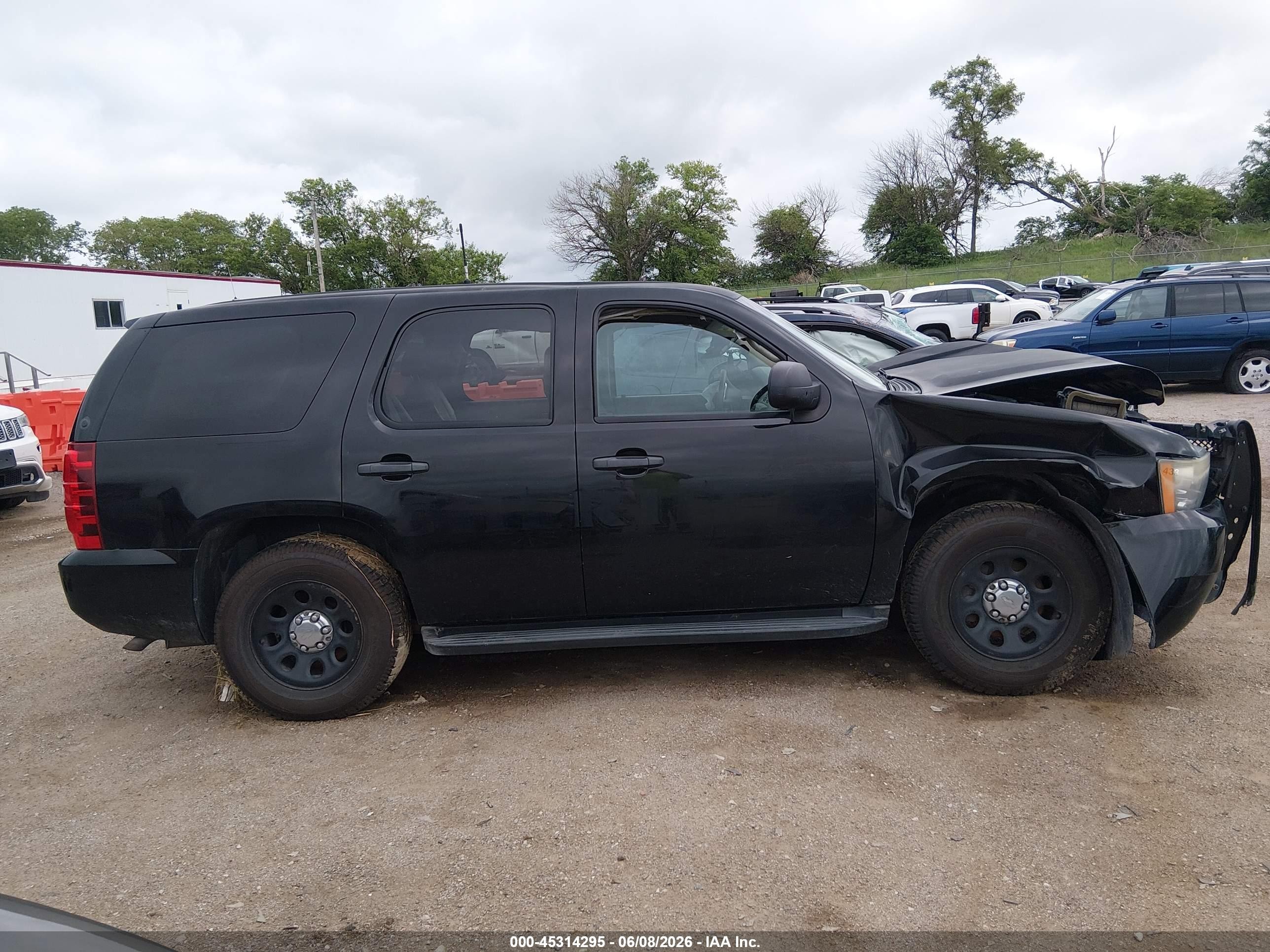 2013 Chevrolet Tahoe Commercial Fleet Black vin: 1GNLC2E03DR358257