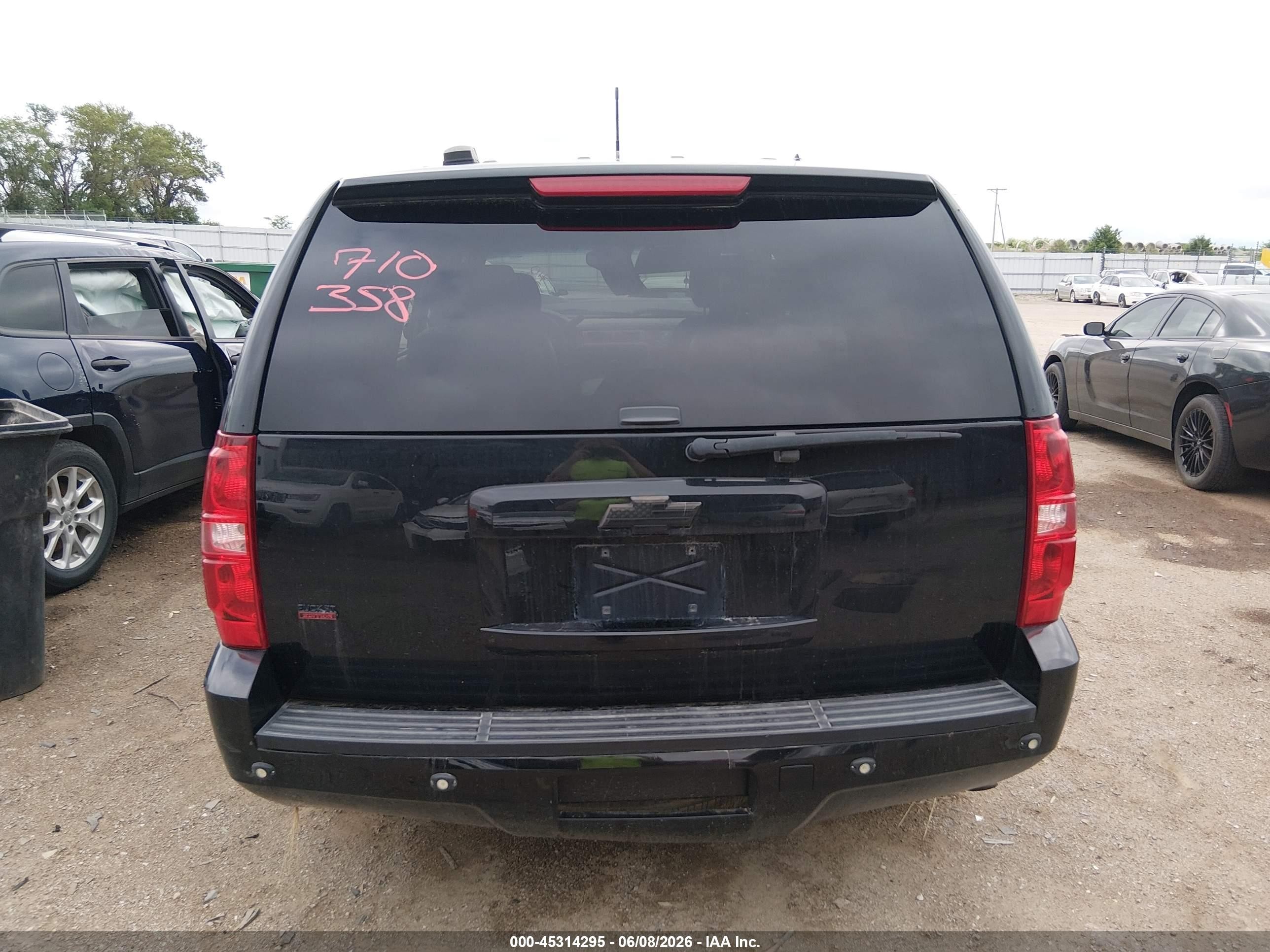 2013 Chevrolet Tahoe Commercial Fleet Black vin: 1GNLC2E03DR358257