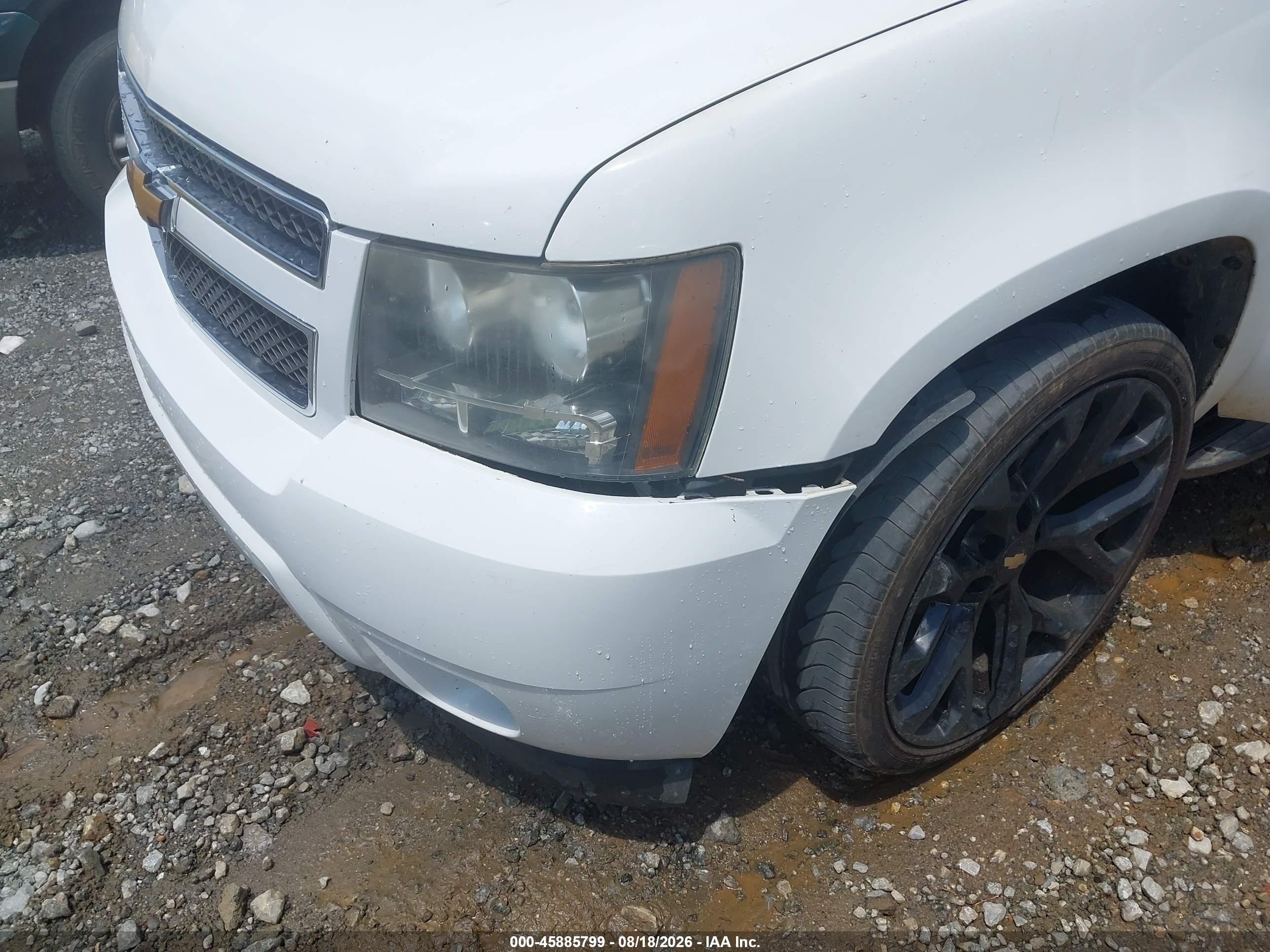 2014 Chevrolet Tahoe Commercial White vin: 1GNLC2E03ER199824