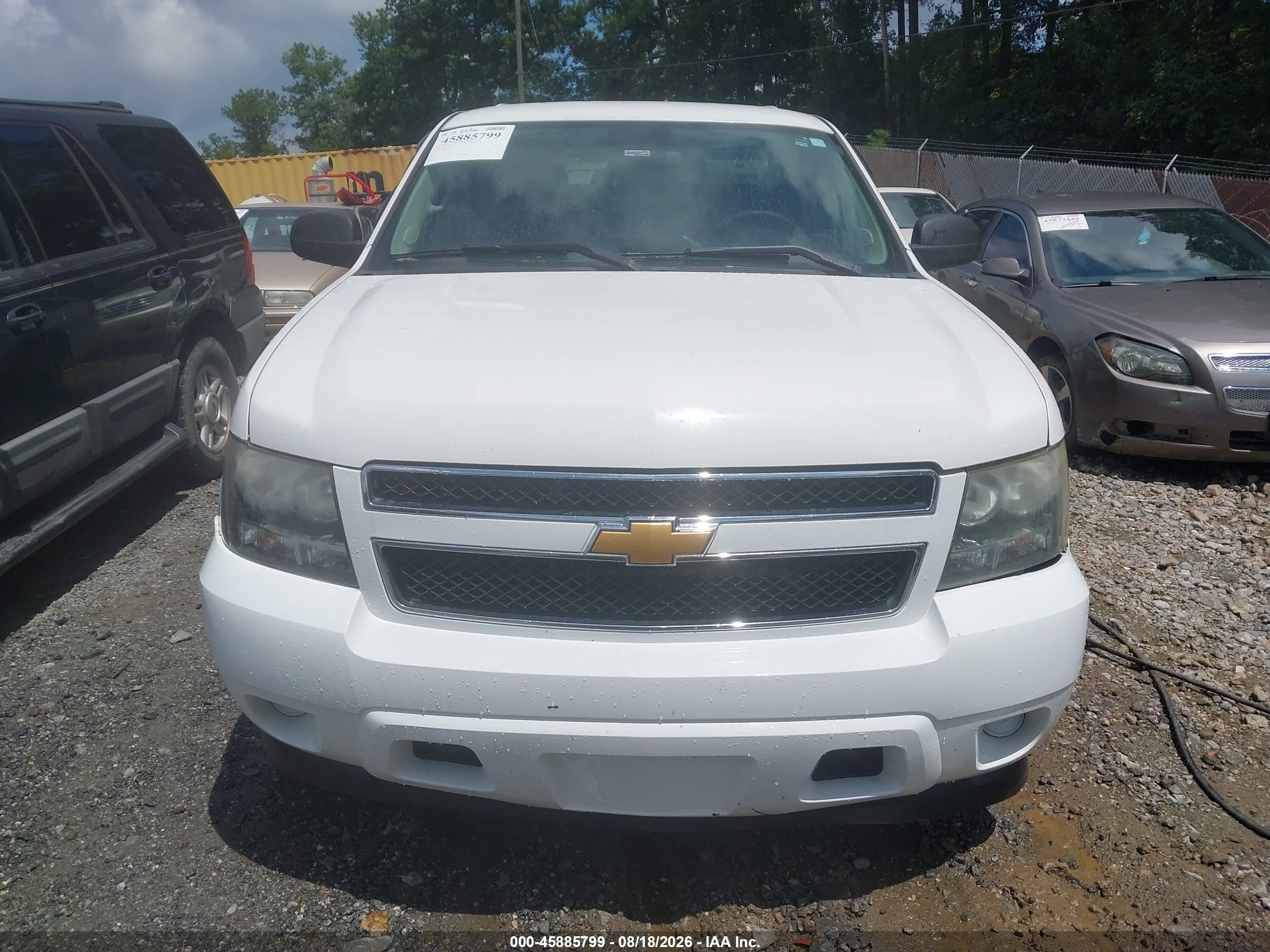 2014 Chevrolet Tahoe Commercial White vin: 1GNLC2E03ER199824
