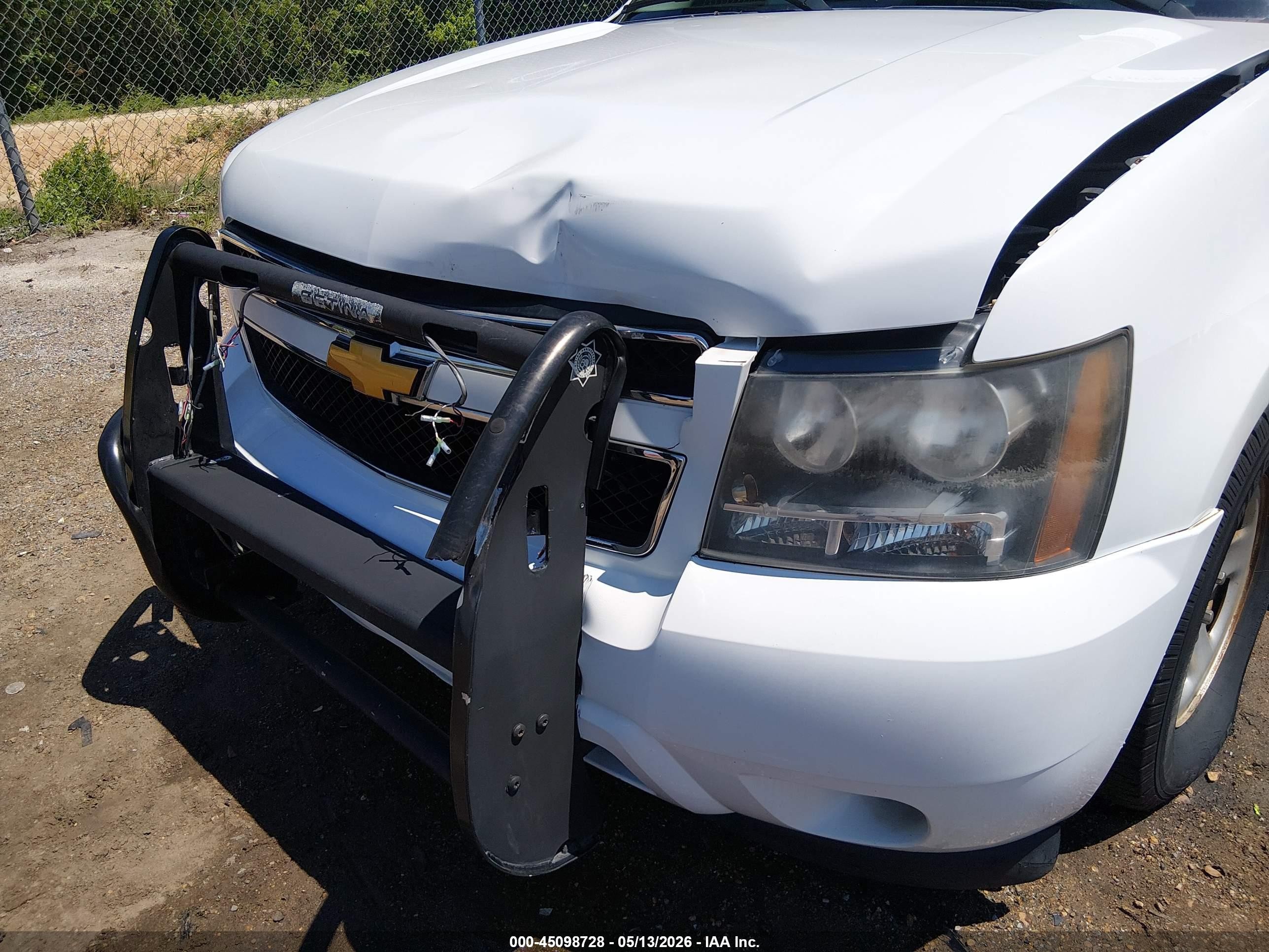 2014 Chevrolet Tahoe Commercial Fleet White vin: 1GNLC2E04ER150602