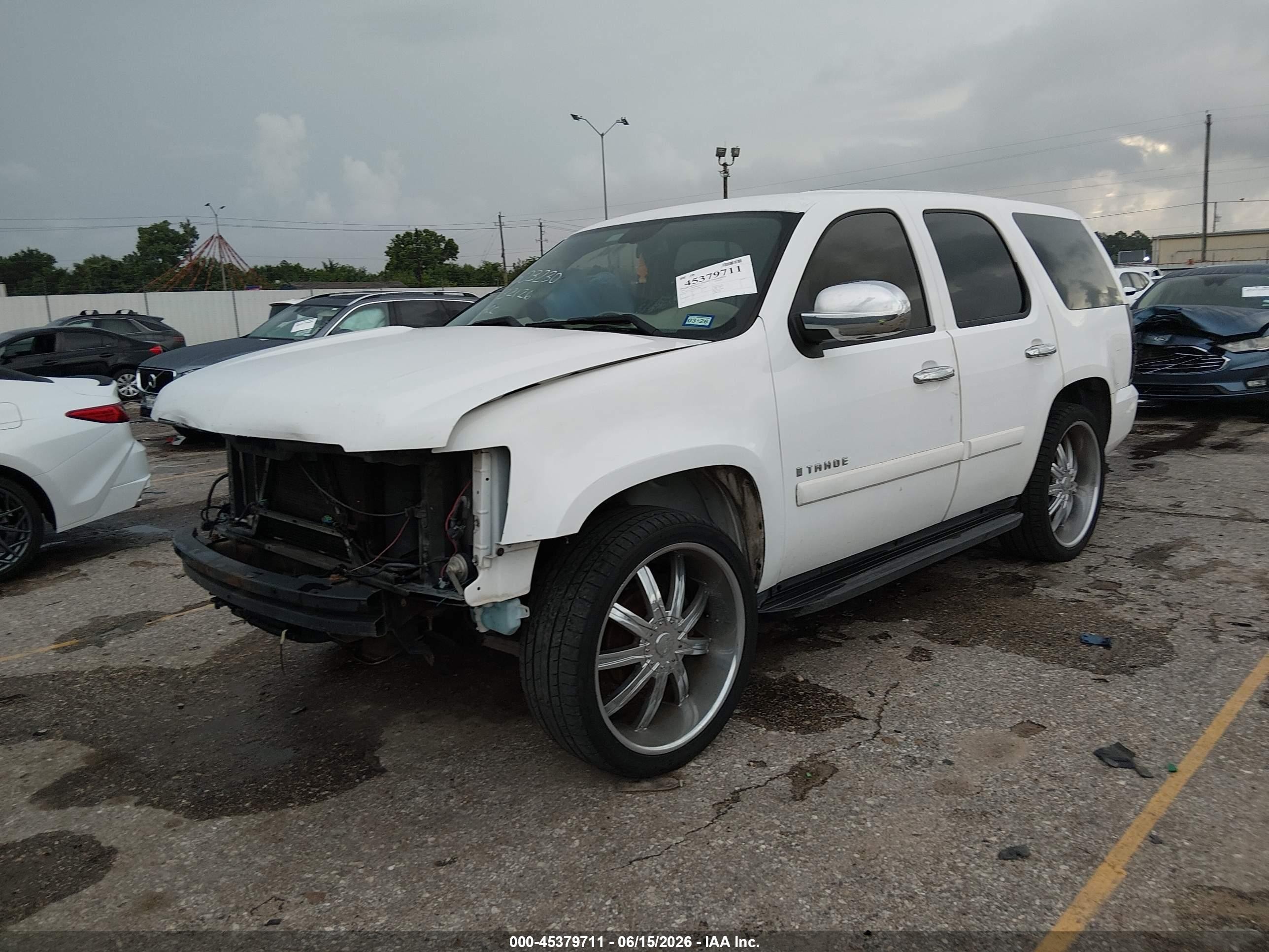 2014 Chevrolet Tahoe Commercial Fleet White vin: 1GNLC2E04ER192641
