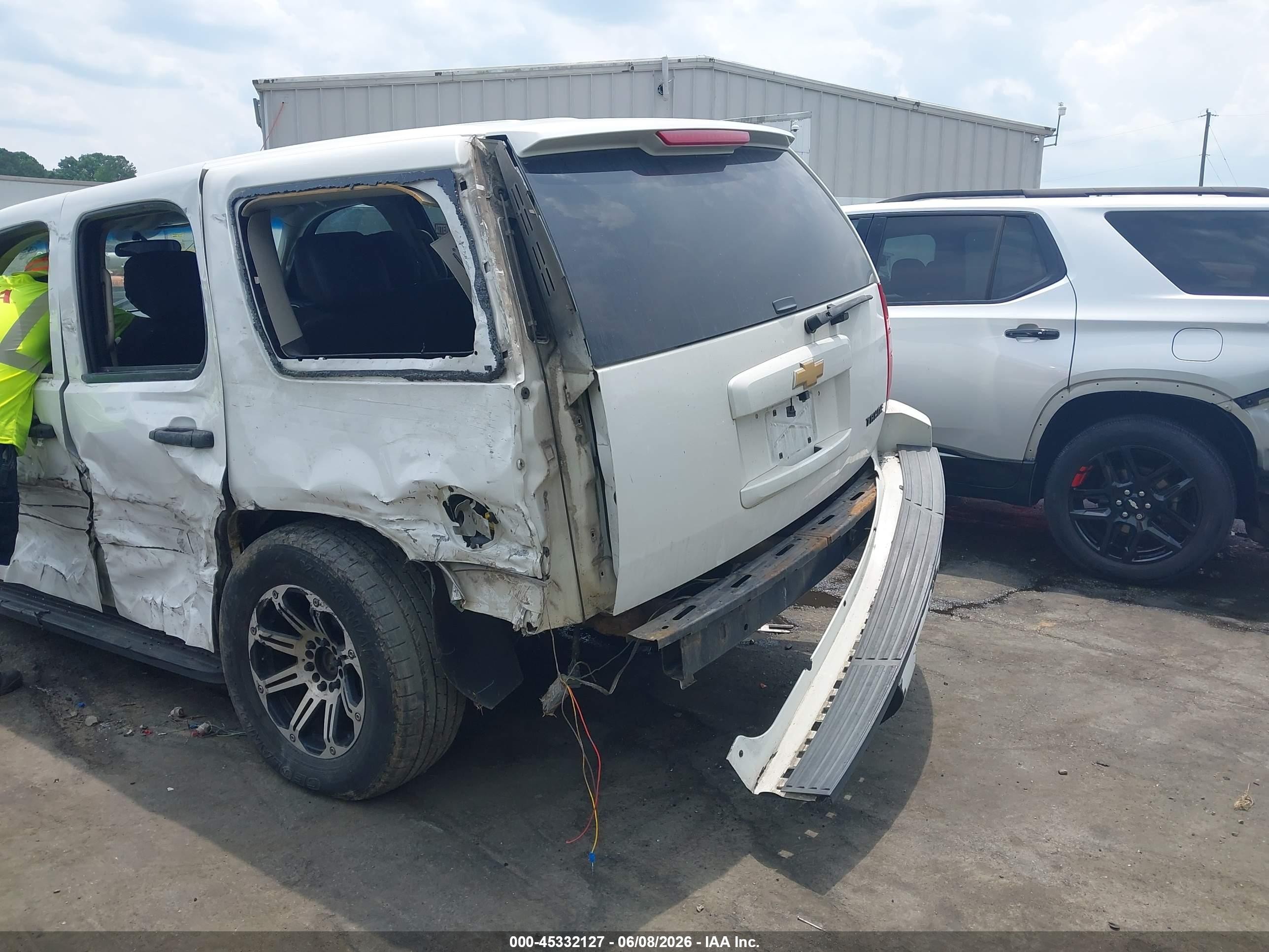 2013 Chevrolet Tahoe Commercial Fleet White vin: 1GNLC2E05DR254384