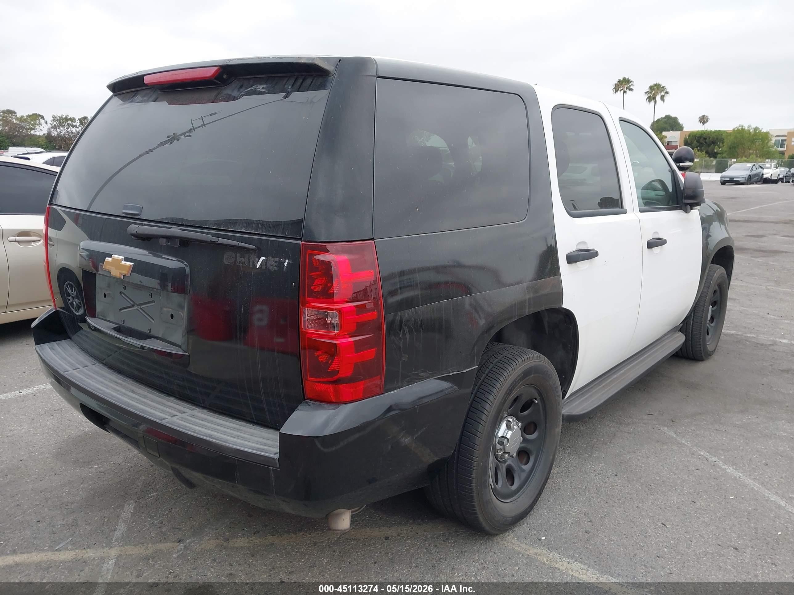 2013 Chevrolet Tahoe Commercial Fleet Black vin: 1GNLC2E07DR254659