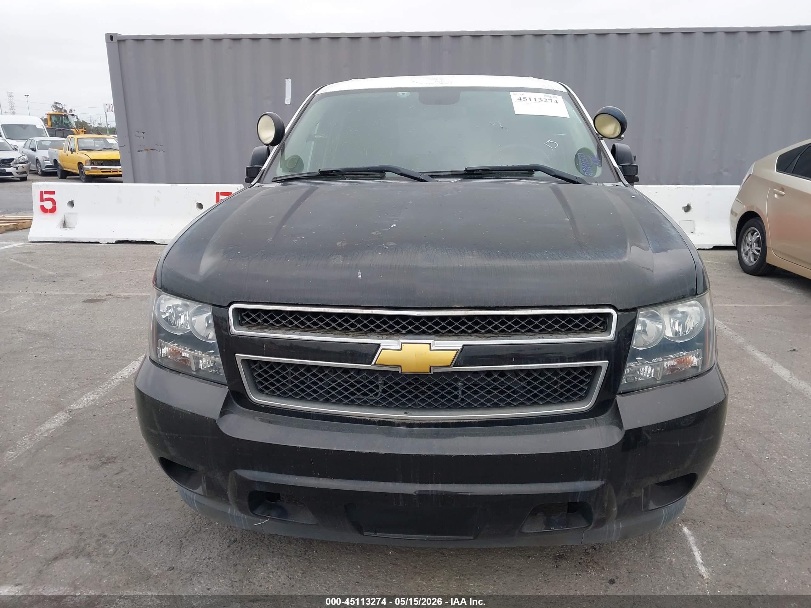 2013 Chevrolet Tahoe Commercial Fleet Black vin: 1GNLC2E07DR254659