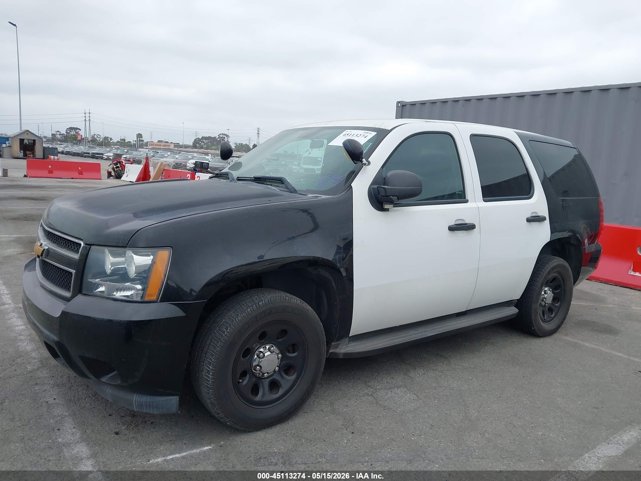 2013 Chevrolet Tahoe Commercial Fleet Black vin: 1GNLC2E07DR254659