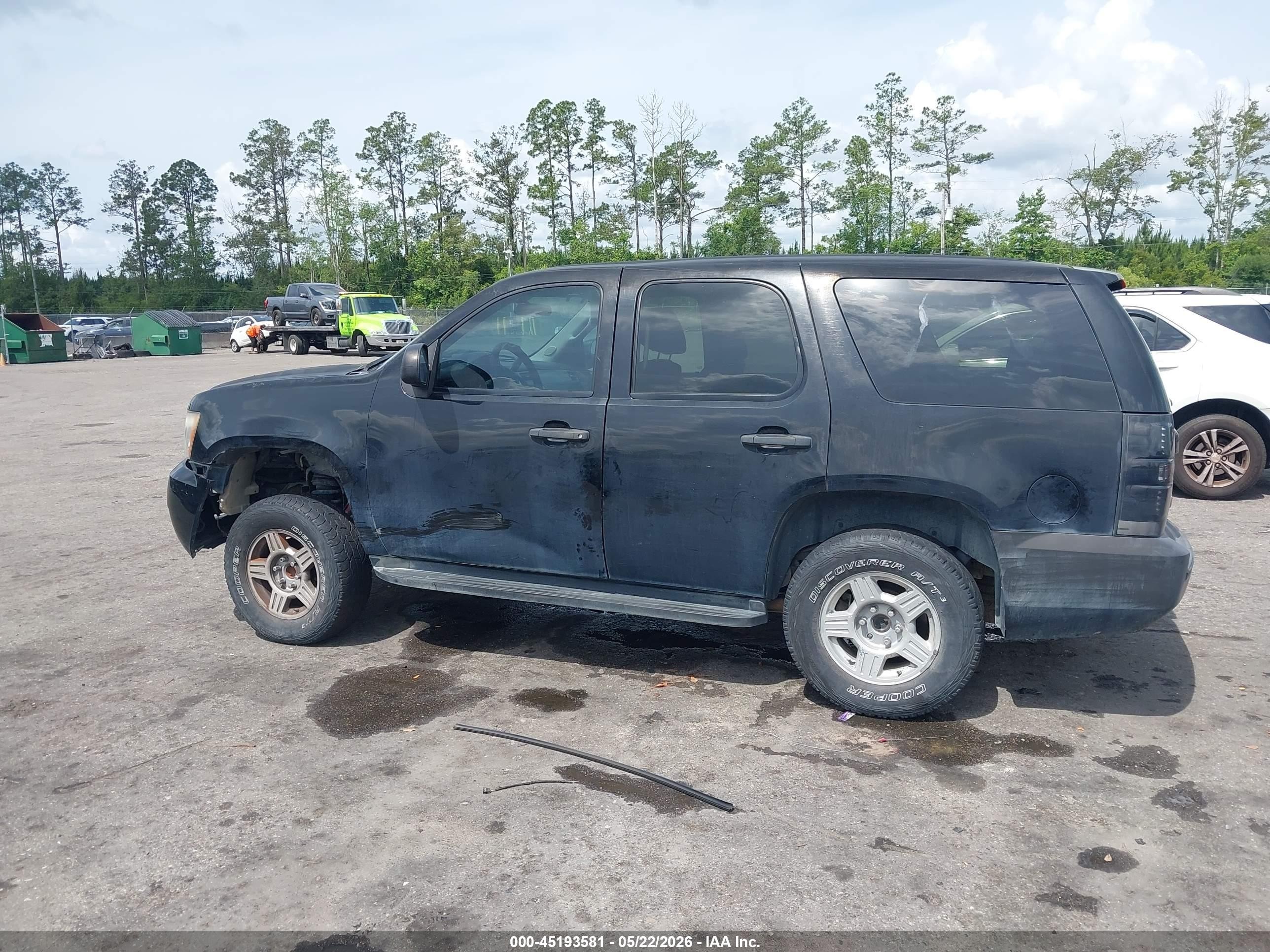 2013 Chevrolet Tahoe Commercial Fleet Black vin: 1GNLC2E09DR290319