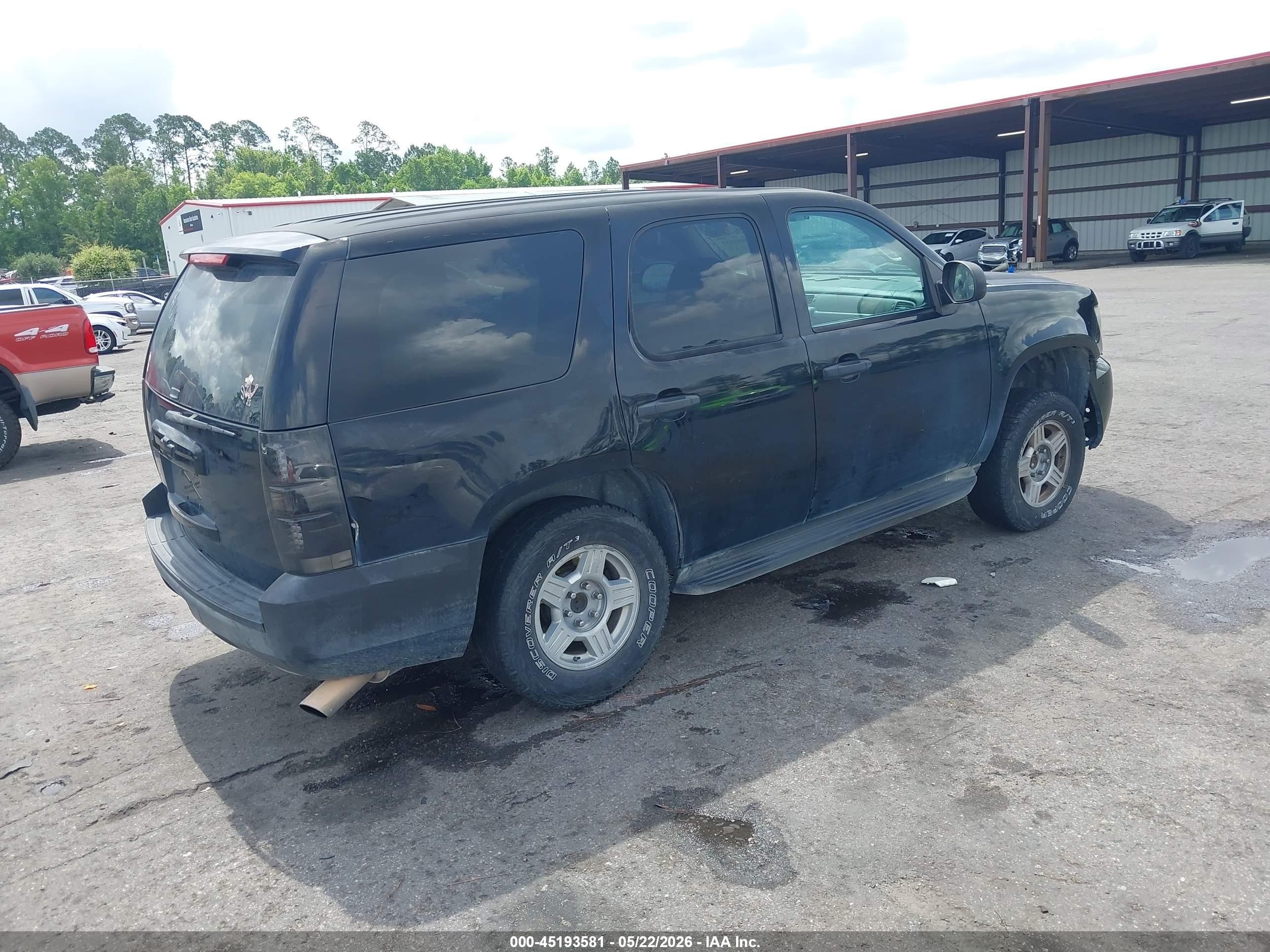 2013 Chevrolet Tahoe Commercial Fleet Black vin: 1GNLC2E09DR290319