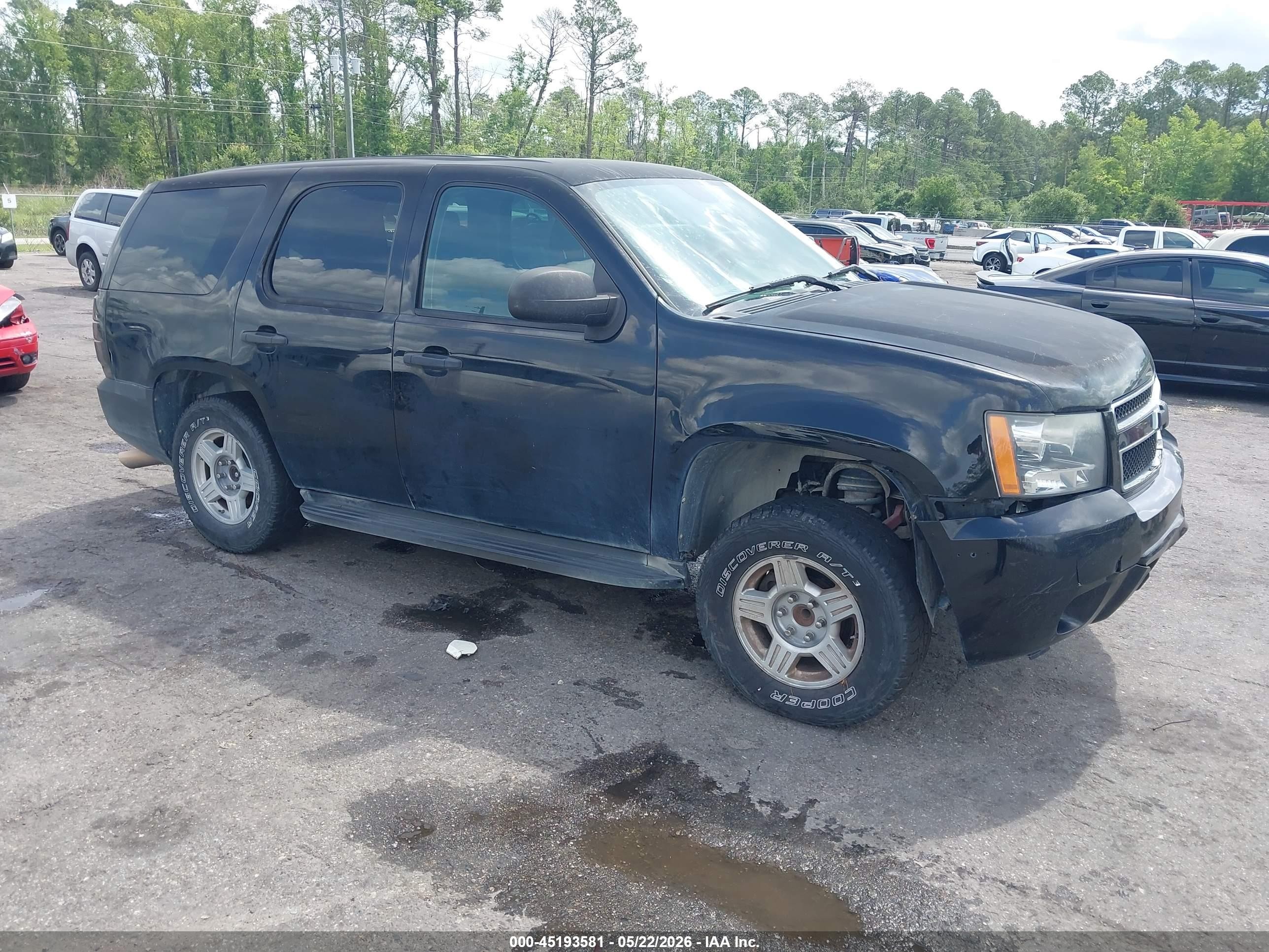 2013 Chevrolet Tahoe Commercial Fleet Black vin: 1GNLC2E09DR290319