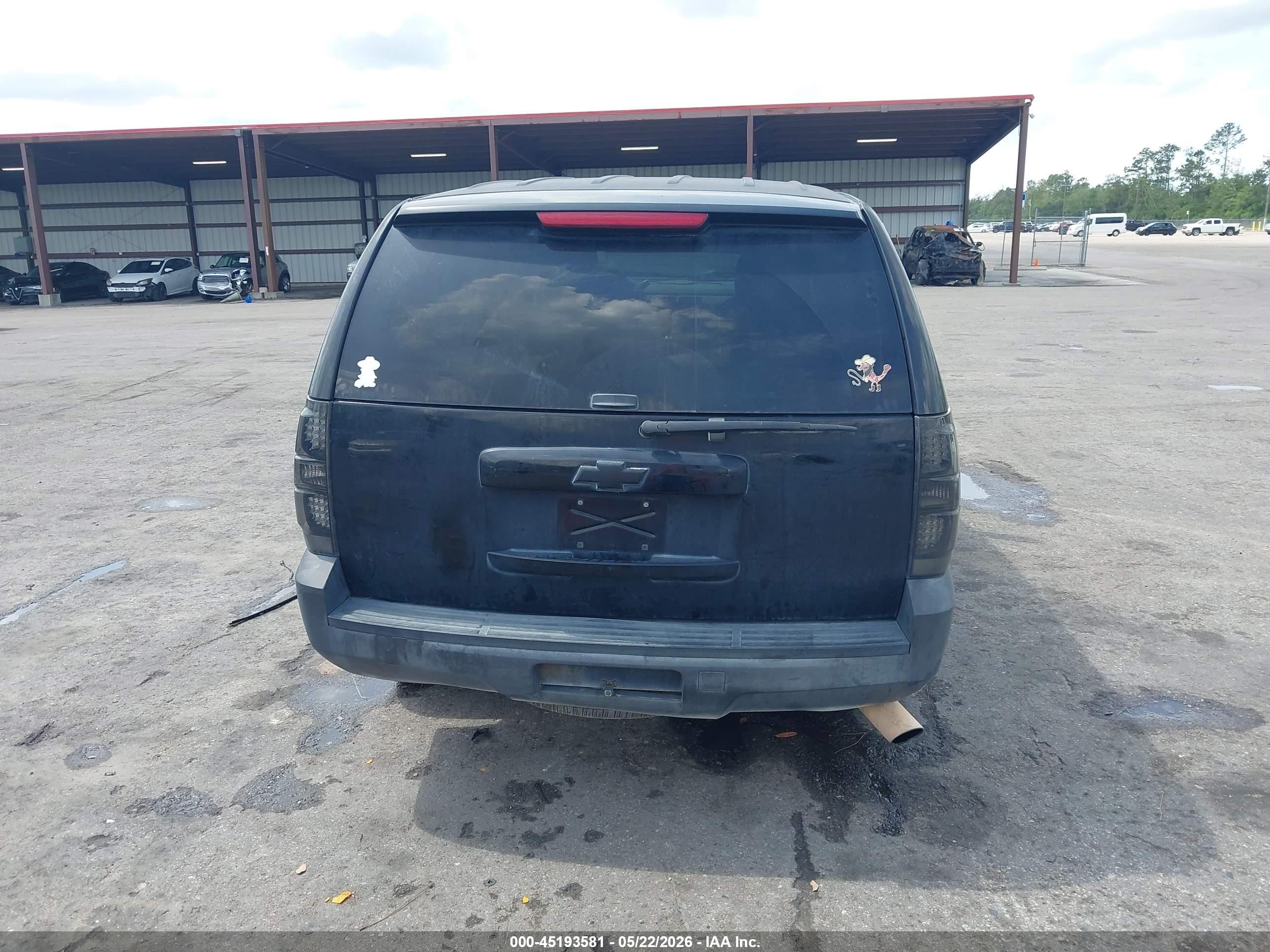 2013 Chevrolet Tahoe Commercial Fleet Black vin: 1GNLC2E09DR290319