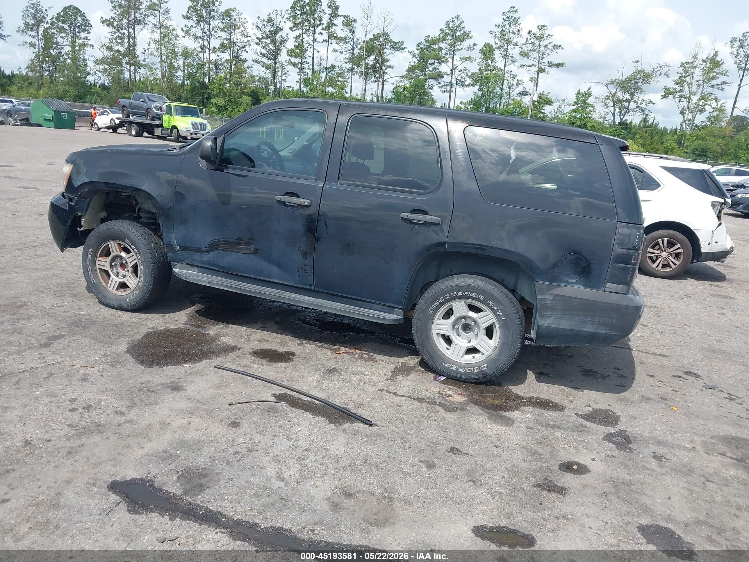 2013 Chevrolet Tahoe Commercial Fleet Black vin: 1GNLC2E09DR290319