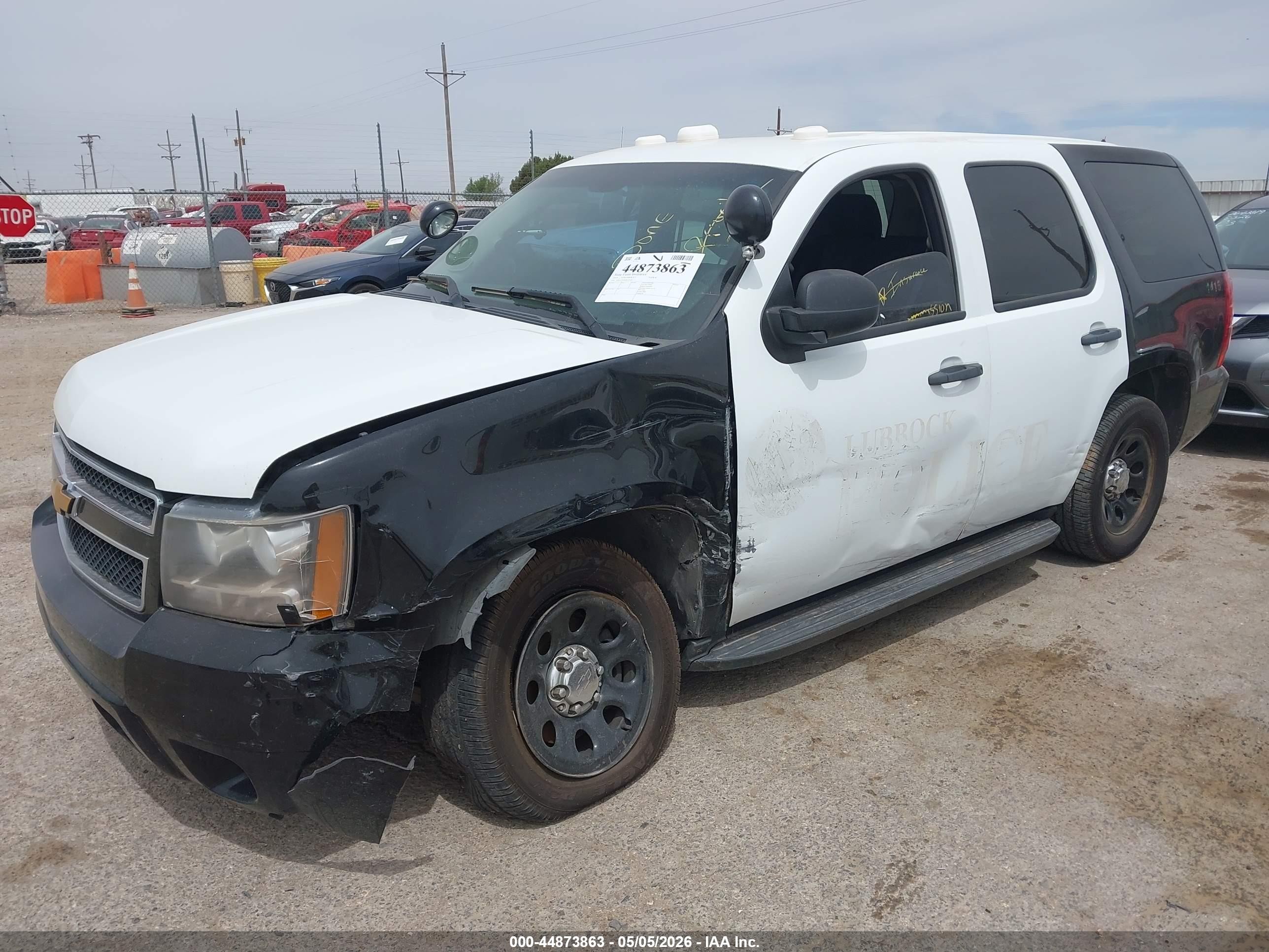2014 Chevrolet Tahoe Commercial Fleet White vin: 1GNLC2E09ER165449