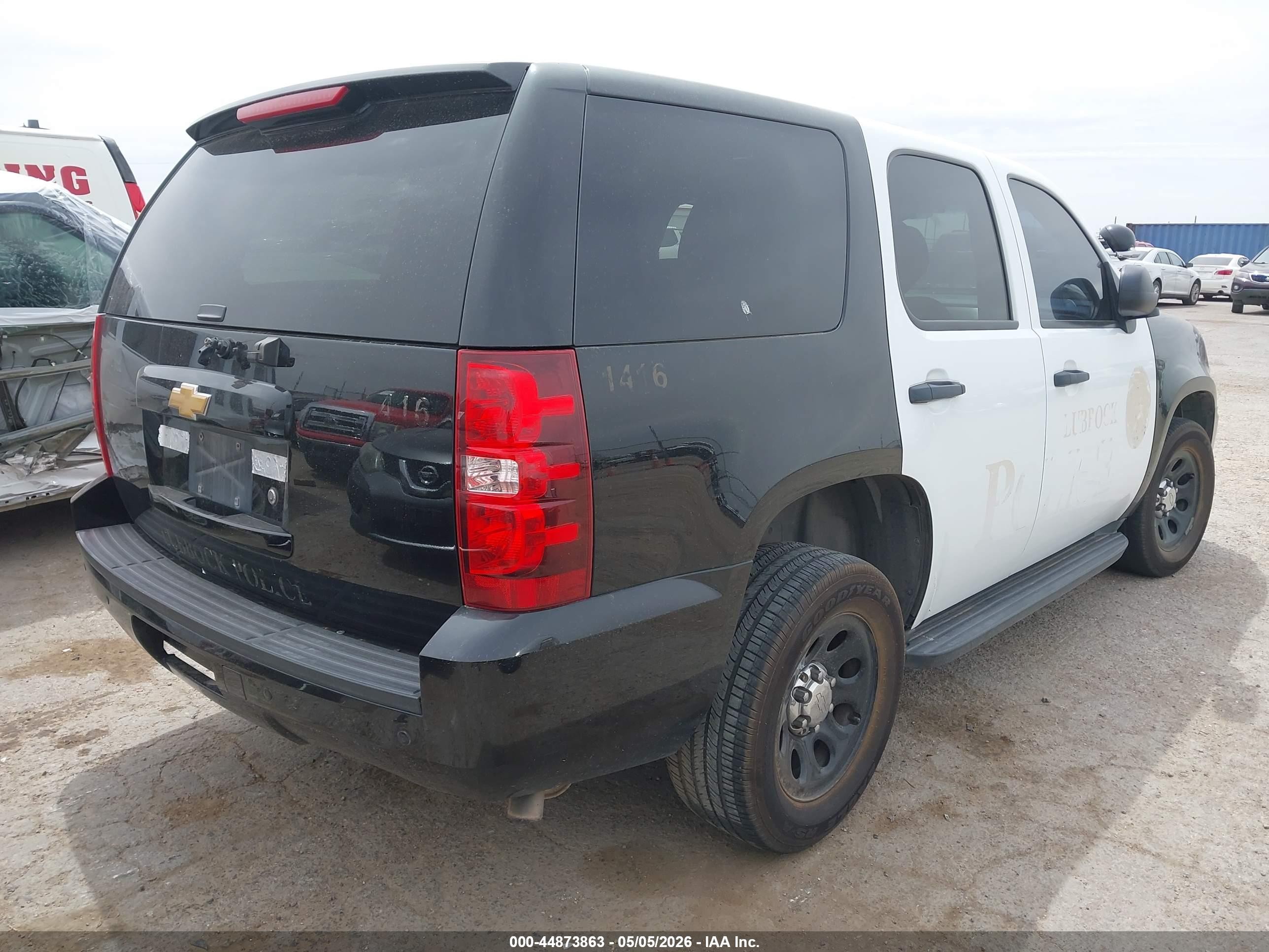 2014 Chevrolet Tahoe Commercial Fleet White vin: 1GNLC2E09ER165449