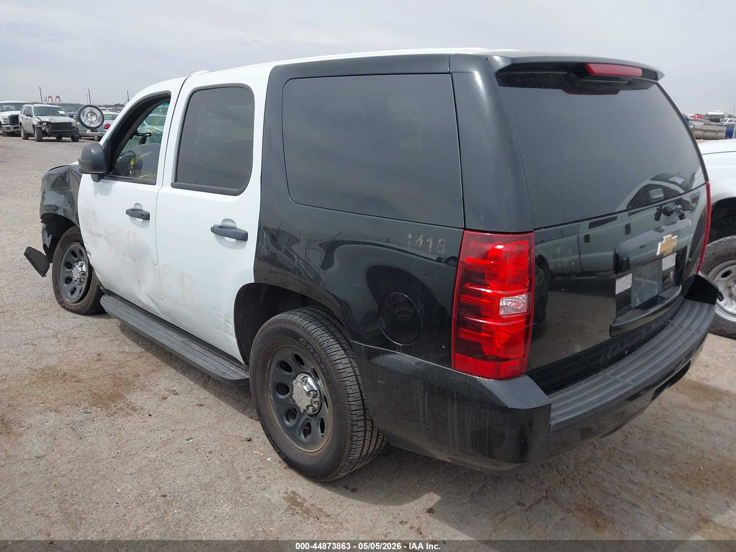 2014 Chevrolet Tahoe Commercial Fleet White vin: 1GNLC2E09ER165449