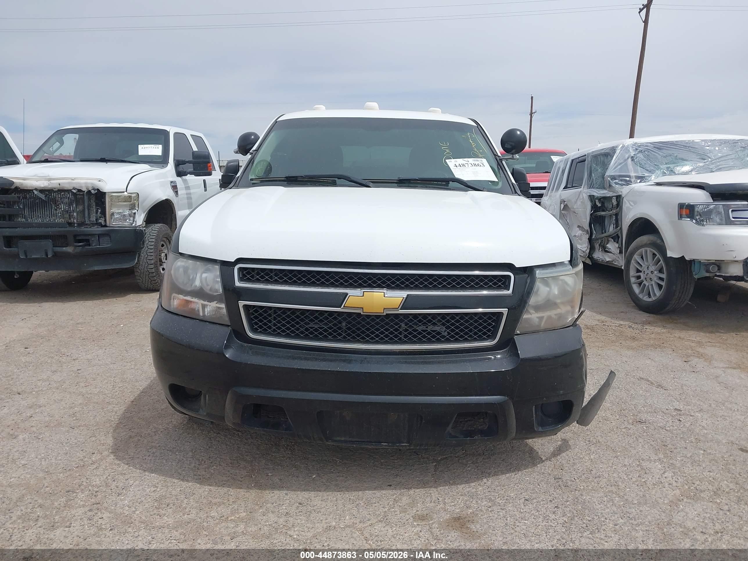 2014 Chevrolet Tahoe Commercial Fleet White vin: 1GNLC2E09ER165449