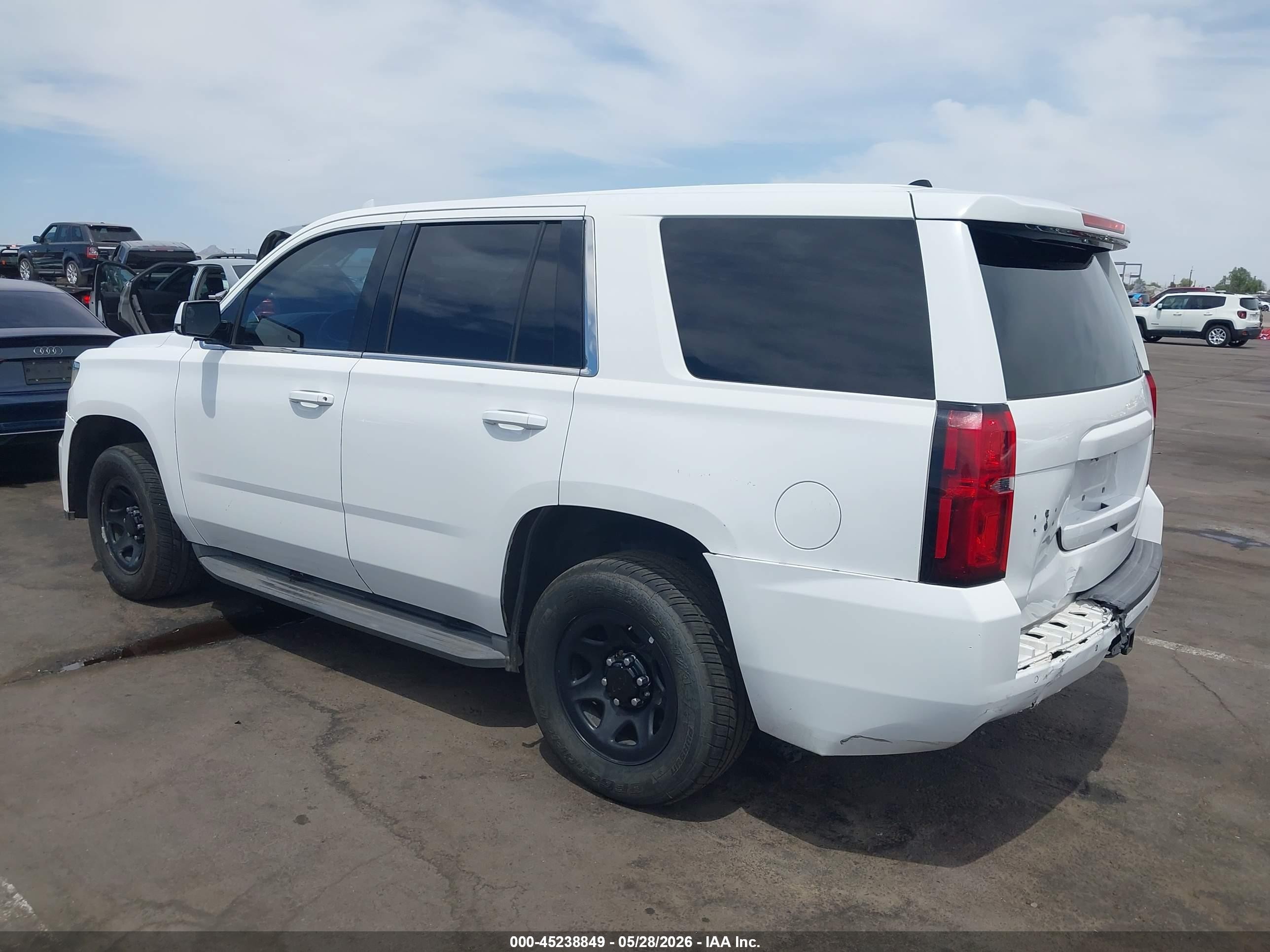 2015 Chevrolet Tahoe Commercial Fleet White vin: 1GNLC2EC0FR565007
