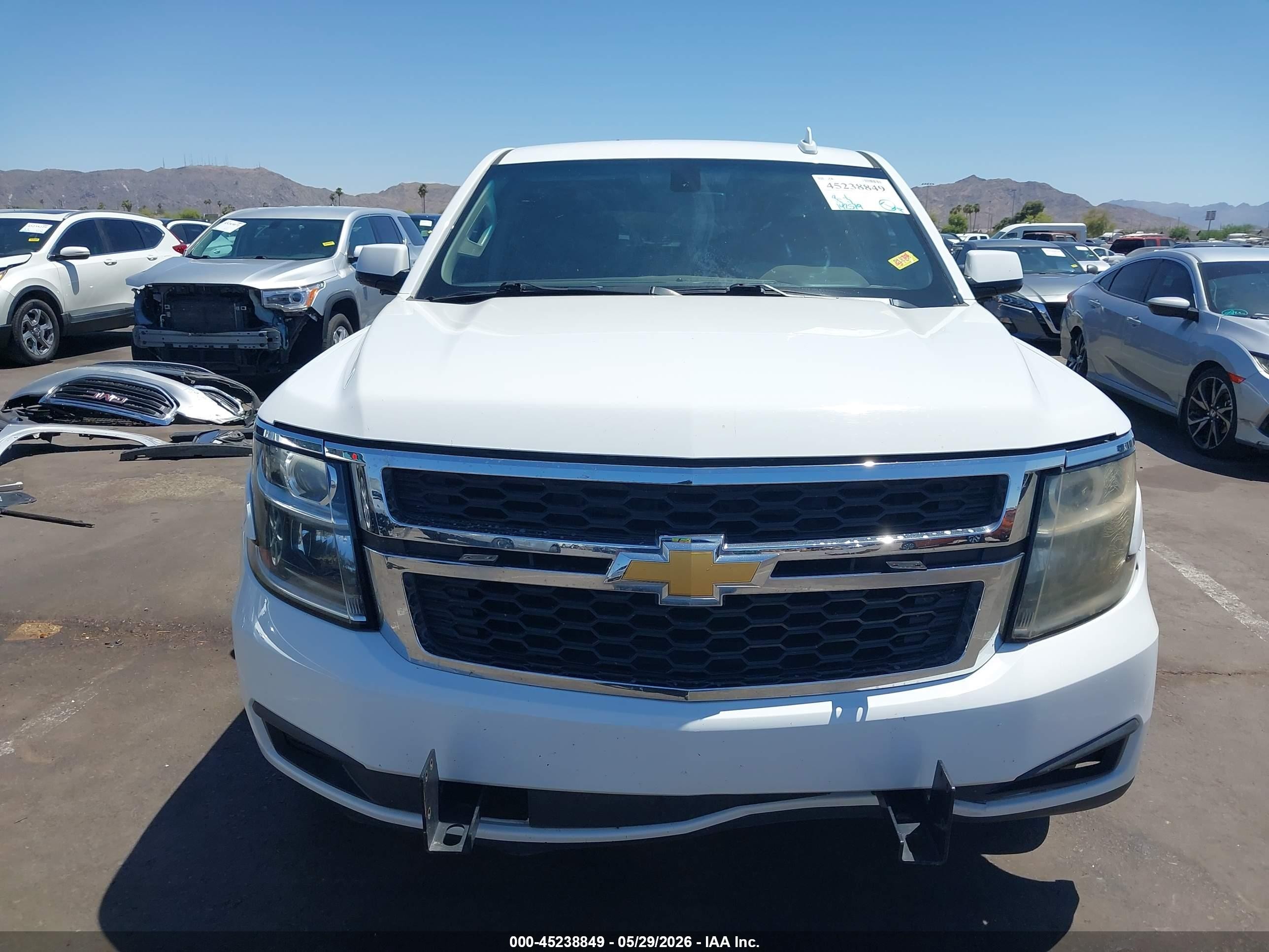 2015 Chevrolet Tahoe Commercial Fleet White vin: 1GNLC2EC0FR565007